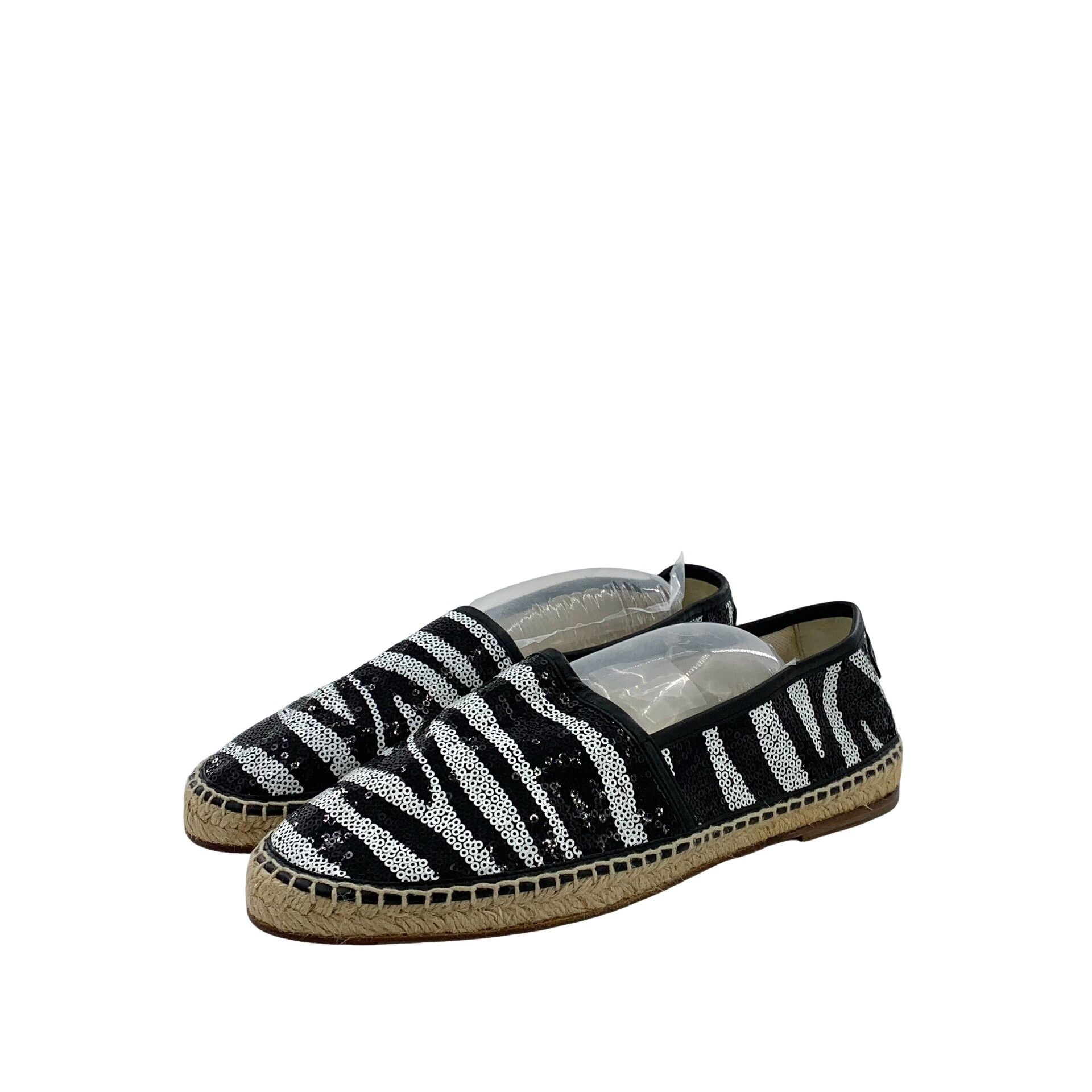 Dolce & Gabbana Dolce & Gabbana Sequin Zebra Espadrilles Size 8 Size US 9 / EU 42 - 1 Thumbnail