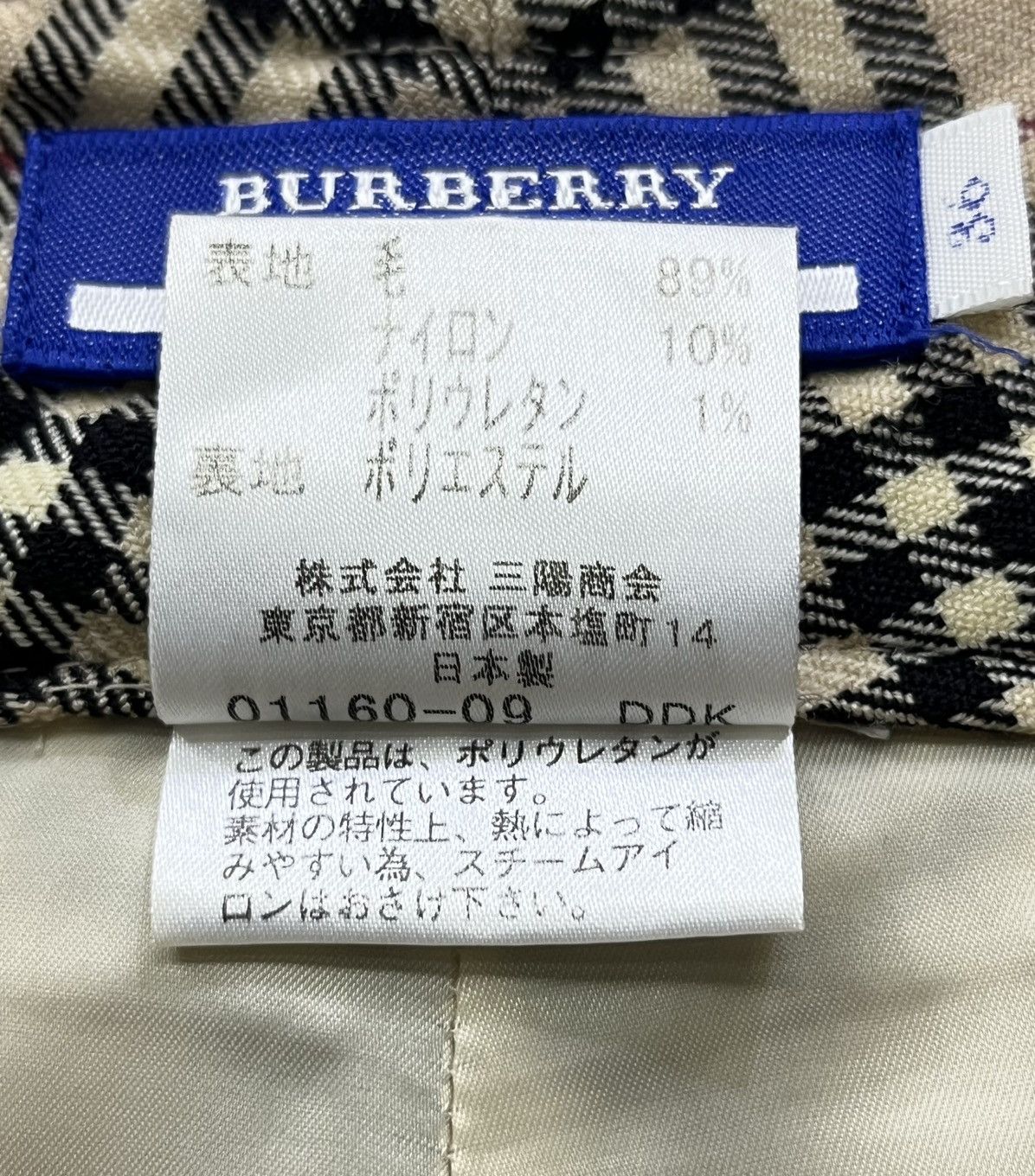 Burberry Vintage Burberry Blue Label Iconic Nova Check Wool Pants Size 27" / US 4 / IT 40 - 10 Thumbnail