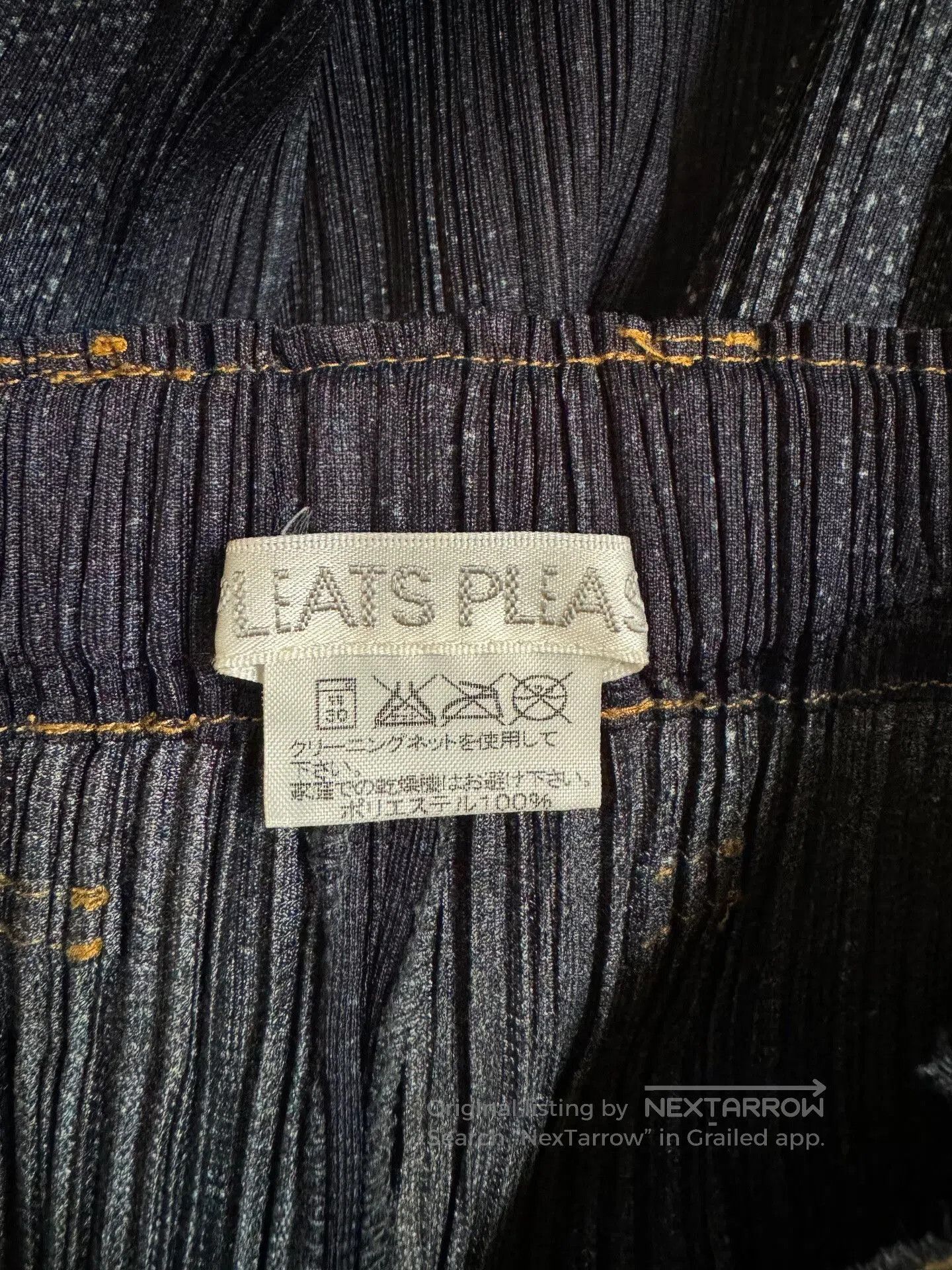 Pleats Please Issey Miyake Issey Miyake Pleats Please Blue Jeans. Size 24" / US 00 / IT 34 - 7 Thumbnail