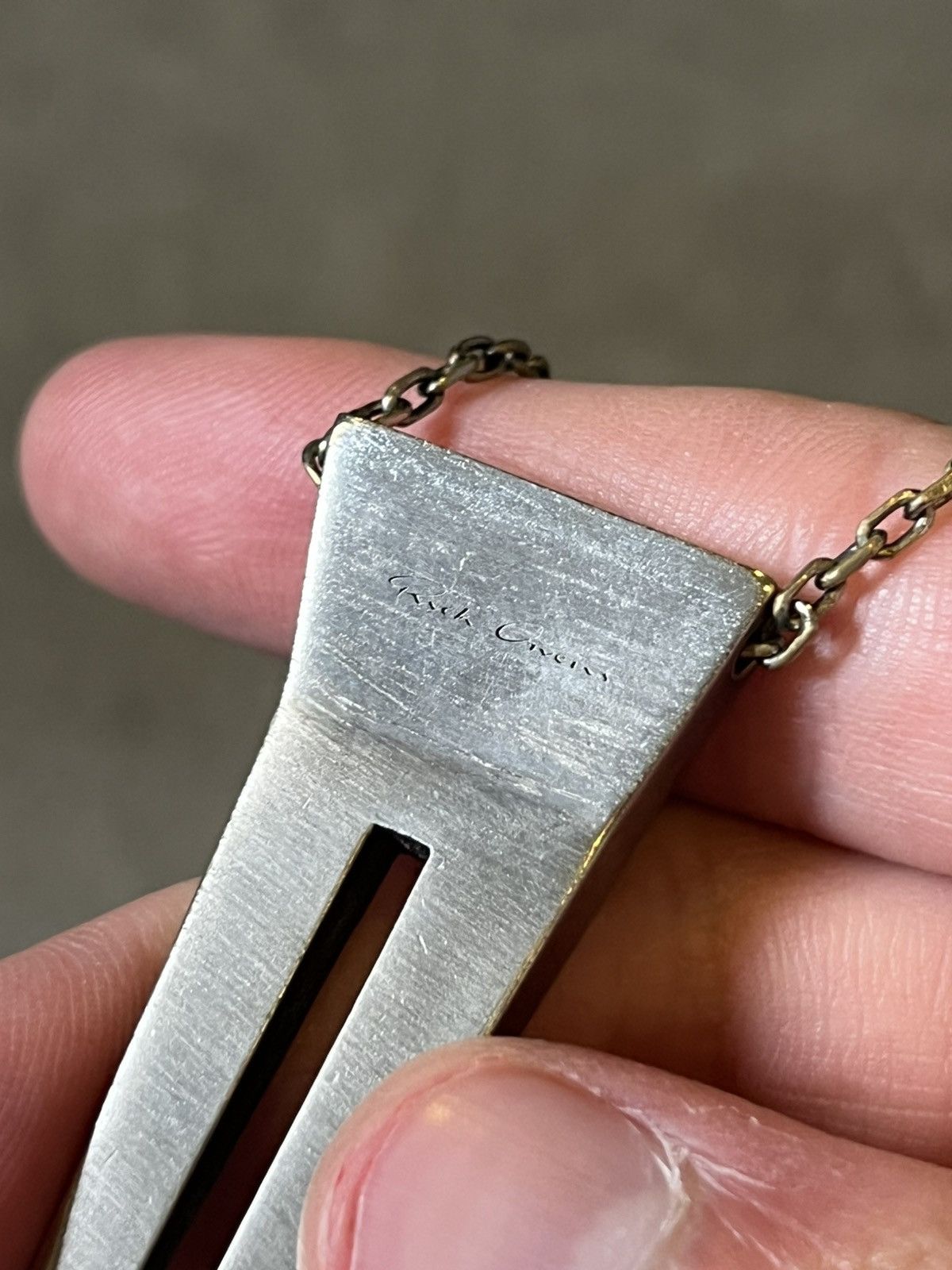 Rick Owens Rick Owens Open Trunk Charm Necklace Size ONE SIZE - 6 Thumbnail