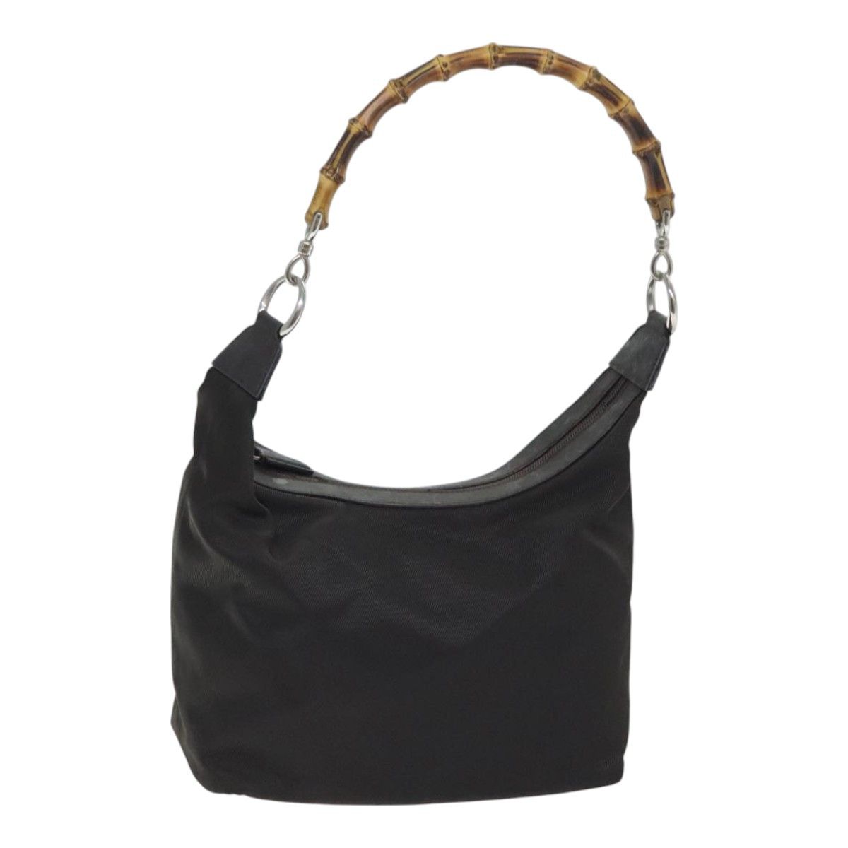Gucci Bamboo Brown Synthetic Handbag (Pre-Owned) Size ONE SIZE - 1 Thumbnail