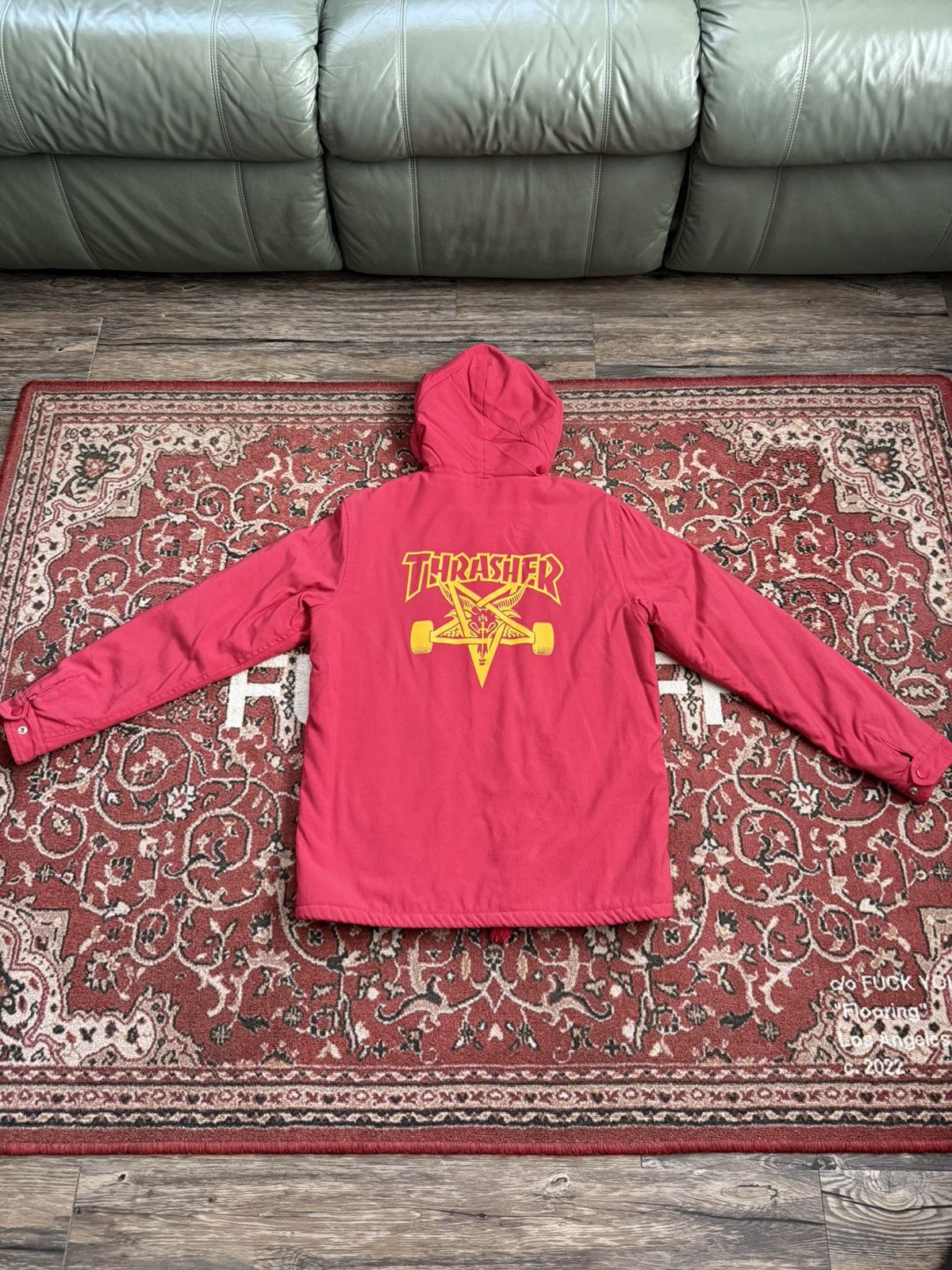 Supreme × Thrasher Supreme x Thrasher FW11 Hooded Coach Jacket Size US M / EU 48-50 / 2 - 2 Thumbnail