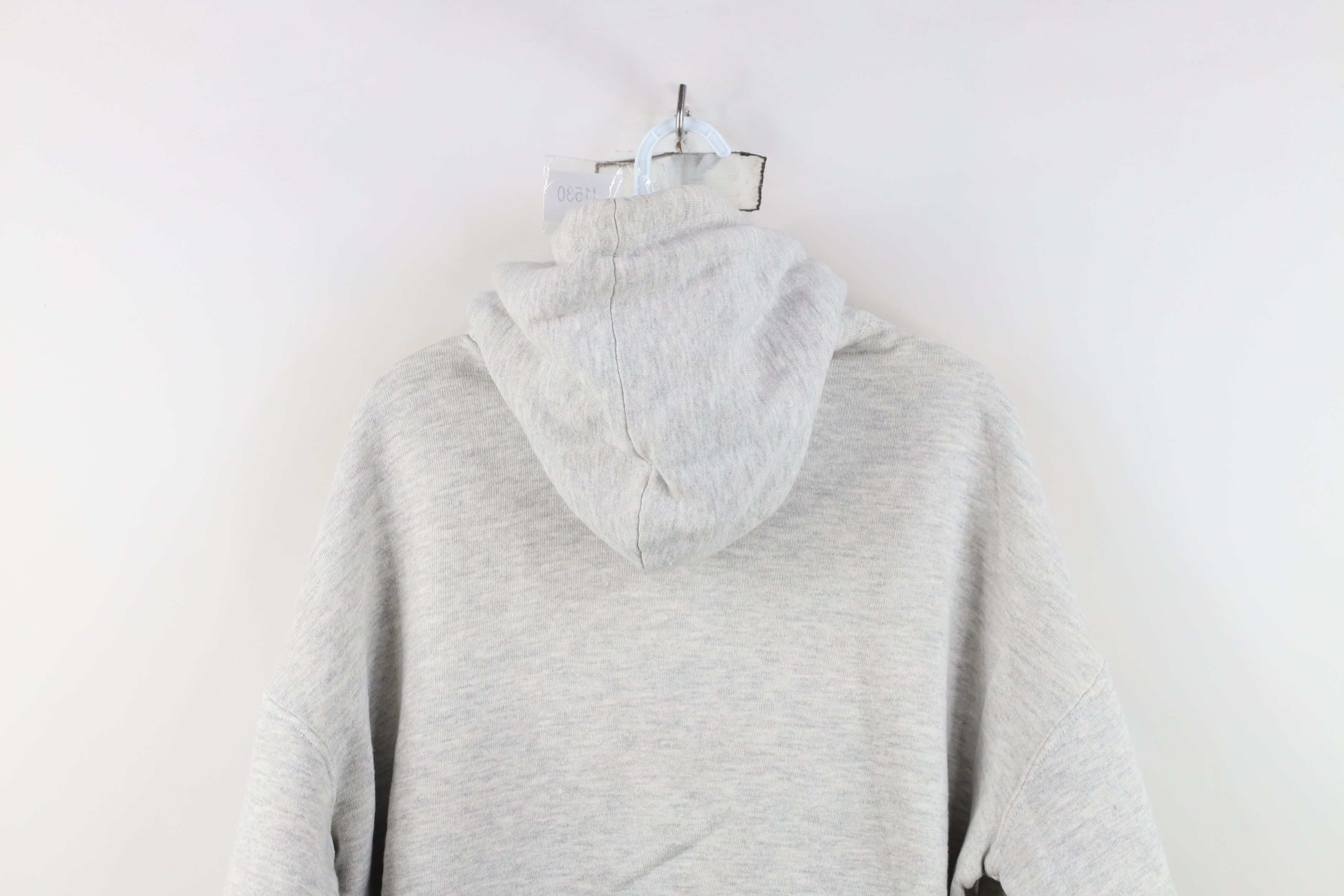 Vintage Vintage 90s Notre Dame University Hoodie Sweatshirt Gray USA Size US XL / EU 56 / 4 - 12 Thumbnail