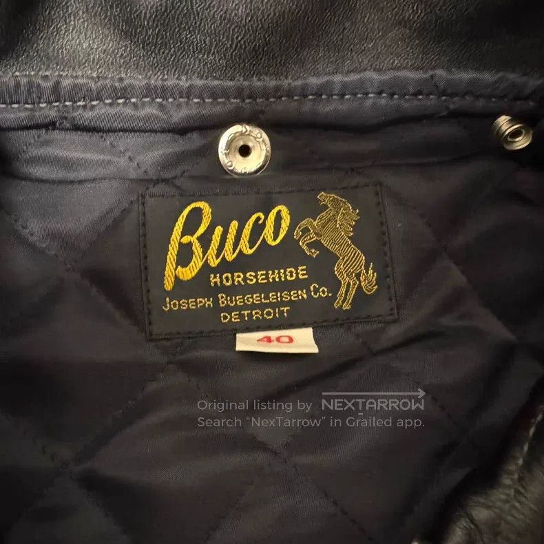 The Real McCoy's The Real McCoys Cable-stayed horseskin biker jacket Size US XXS / EU 40 - 5 Thumbnail
