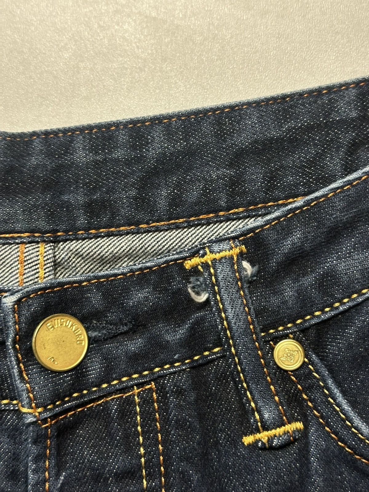 Evisu Vintage Evisu Kuro Seagull Embroidered Jorts Size US 34 / EU 50 - 7 Thumbnail