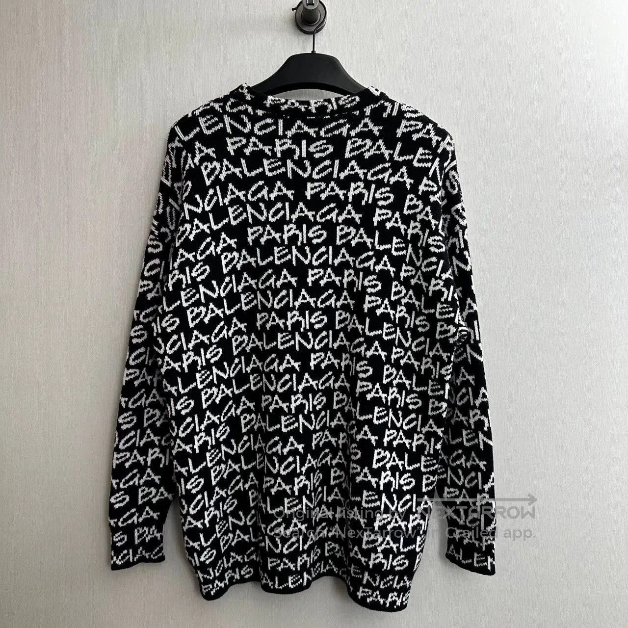 Balenciaga Balenciaga Knit All-Over Print Sweater. Size US XS / EU 42 / 0 - 2 Thumbnail