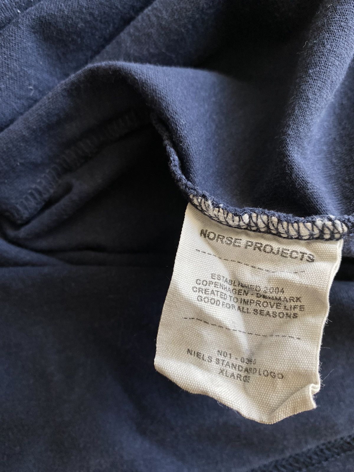 Norse Projects Norse Projects Niels Standard Logo t shirt Size US XL / EU 56 / 4 - 5 Thumbnail