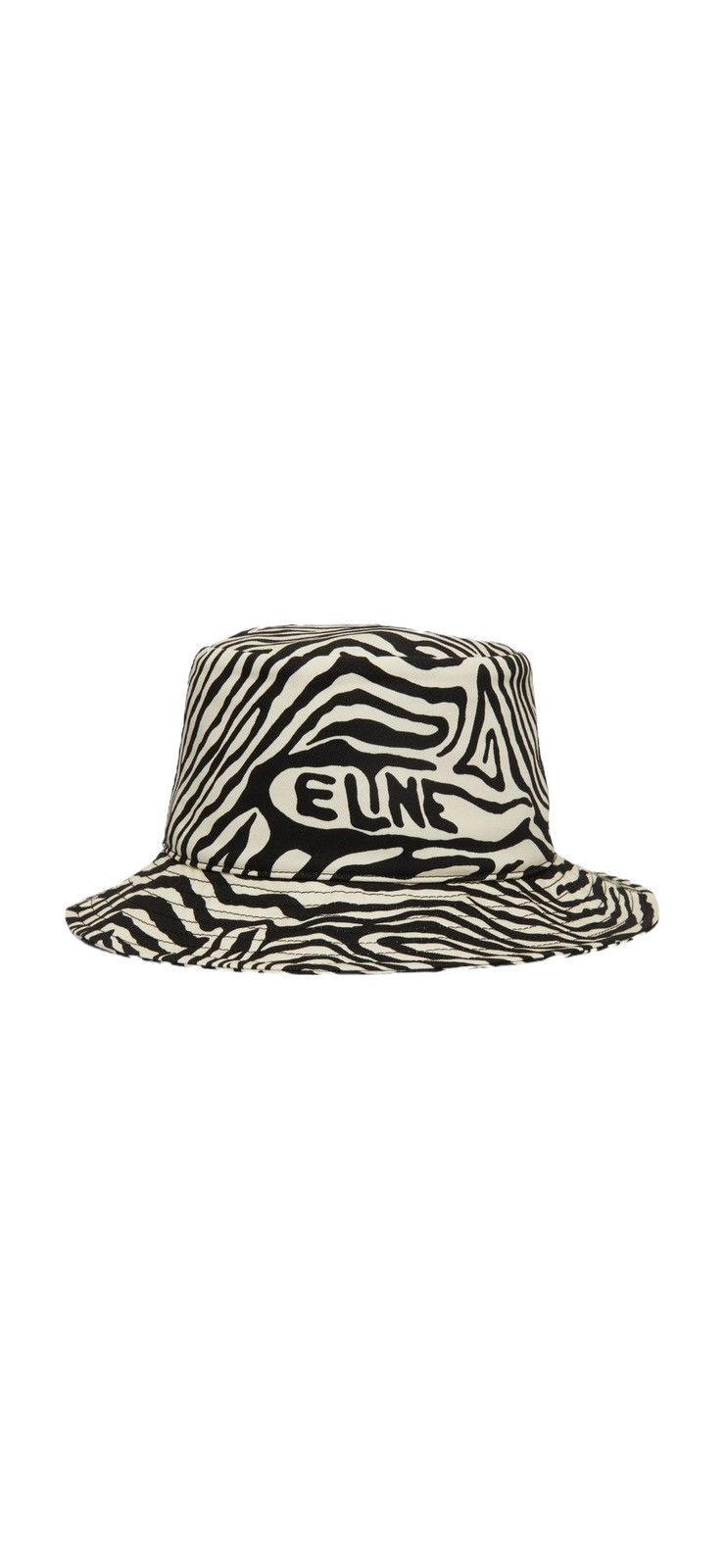 CELINE | ZEBRA-PRINT BUCKET HAT ハット Celine Celine zebra-print bucket hat in cotton gabardine