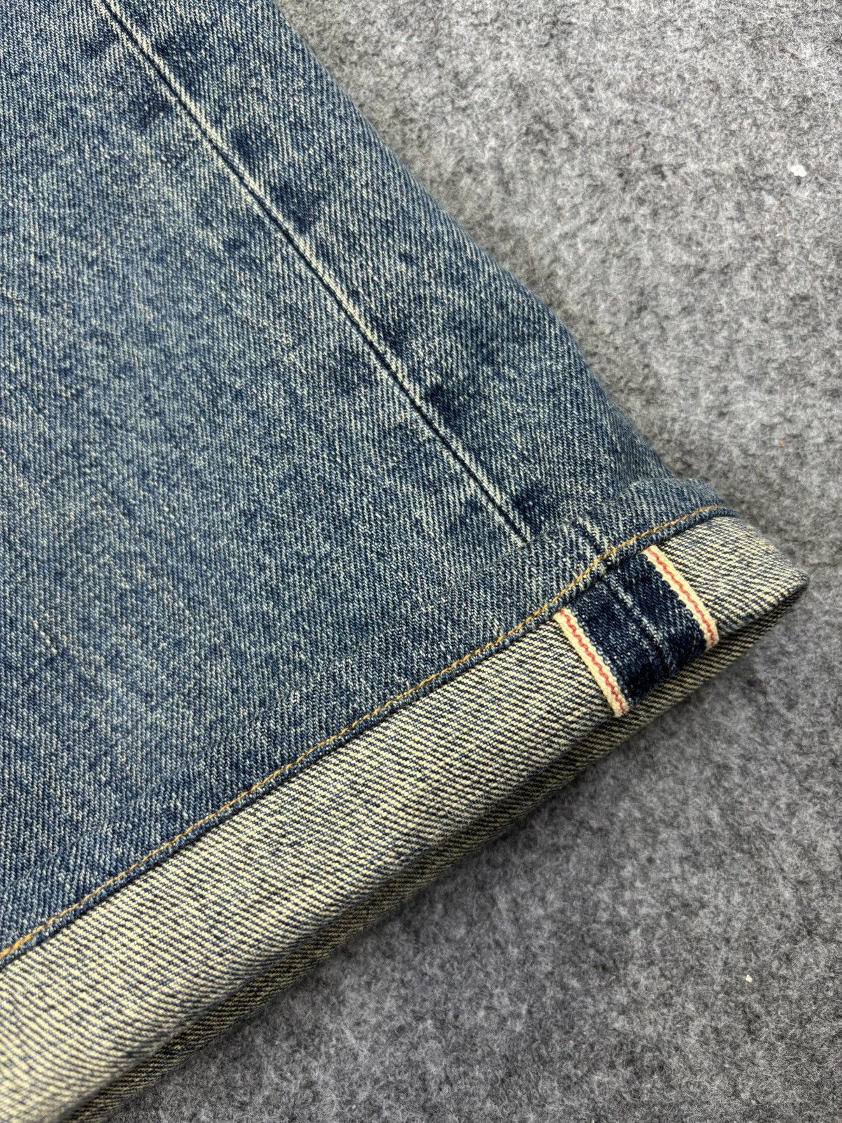 Edwin 💥Wide Rusty Selvedge💥Vtg Edwin 505X Medium Wash Jeans F986 Size US 30 / EU 46 - 14 Thumbnail
