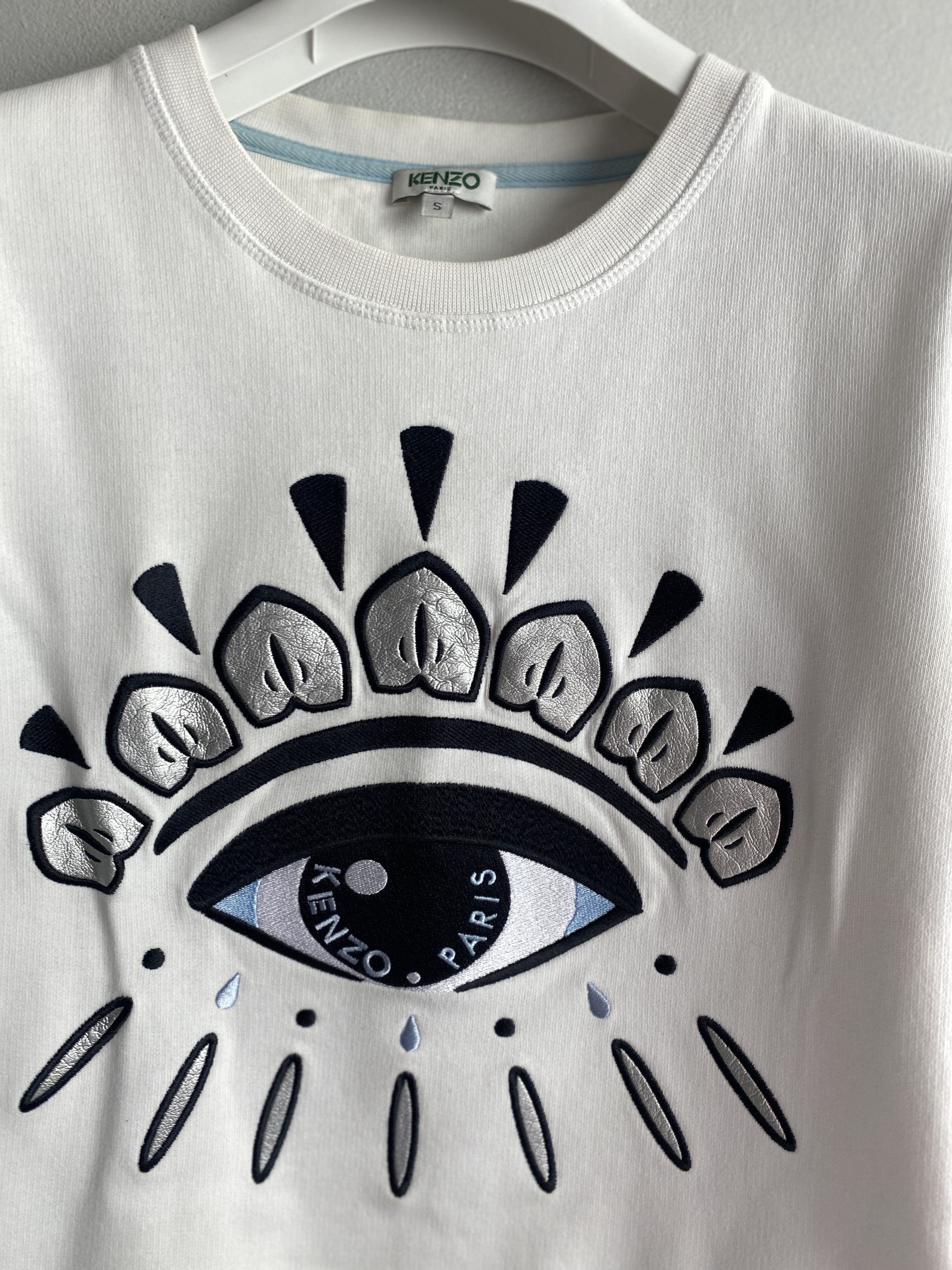 Kenzo Kenzo eye embroidery sweatshirt crewneck Size S / US 4 / IT 40 - 2 Thumbnail