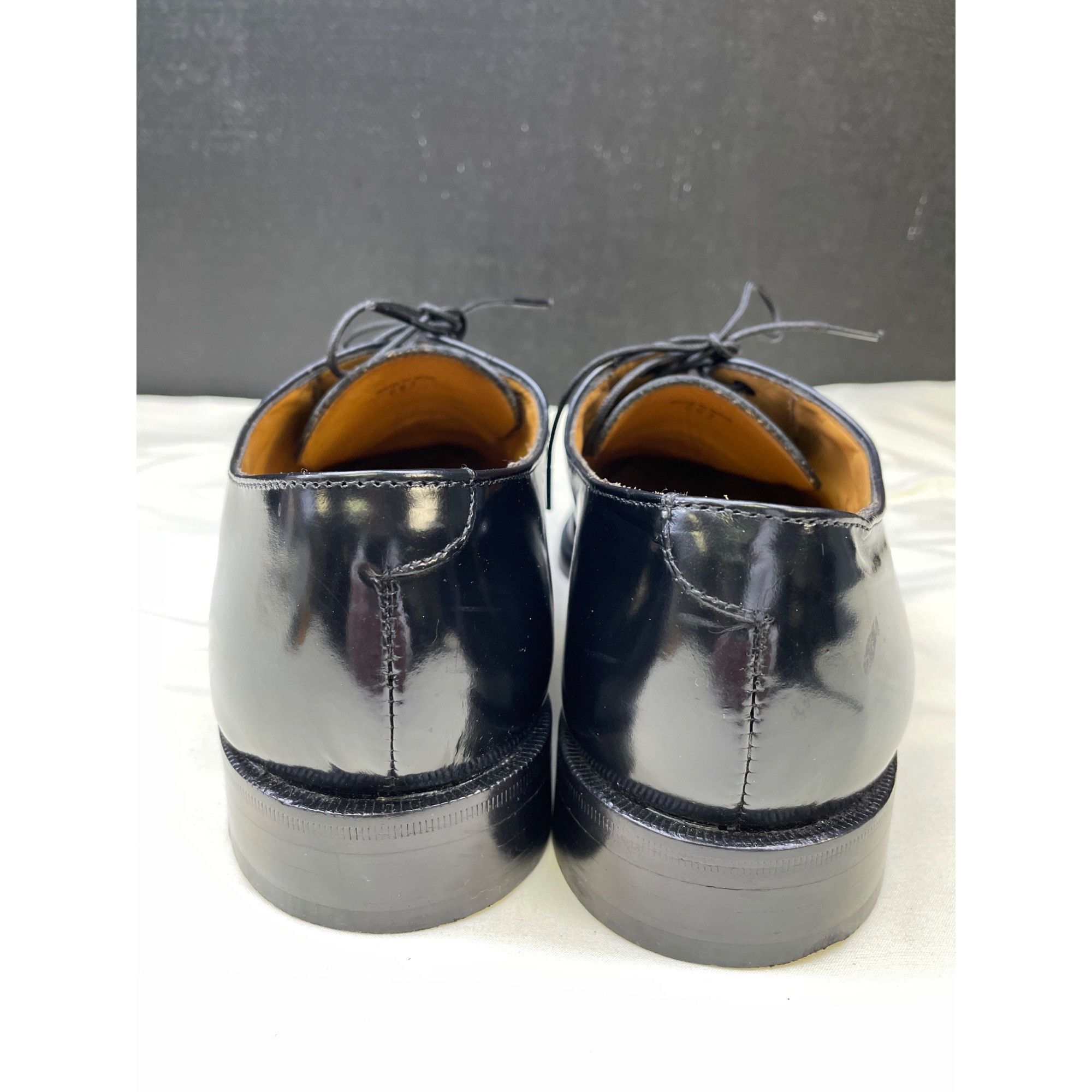 Cole Haan Cole Haan Mens Black Leather Lace up Shoes Oxfords Size 8D S Size US 8 / EU 41 - 6 Thumbnail