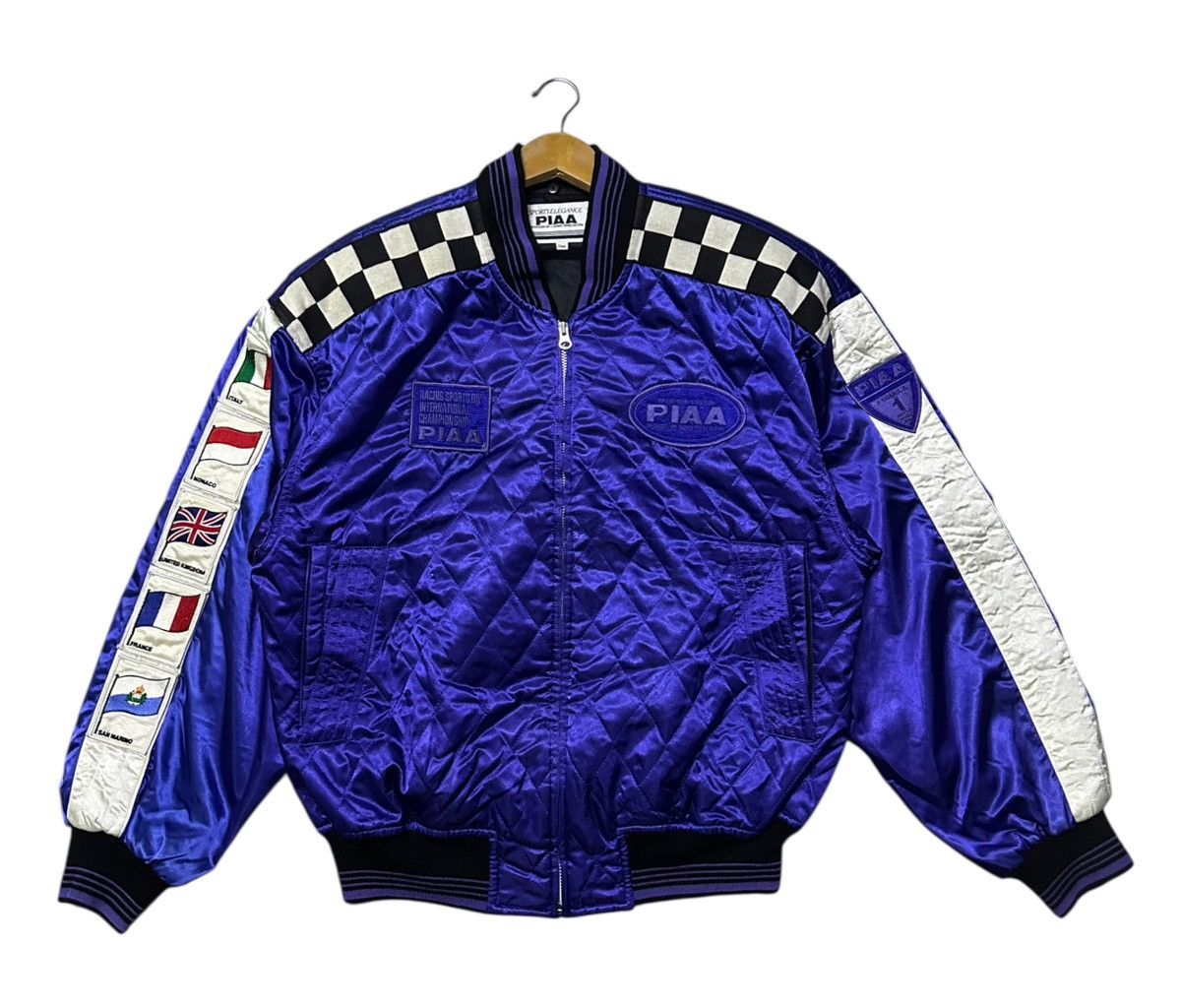Vintage vintage PIAA Motor Sports Racing Division bomber jacket Size US L / EU 52-54 / 3 - 3 Thumbnail