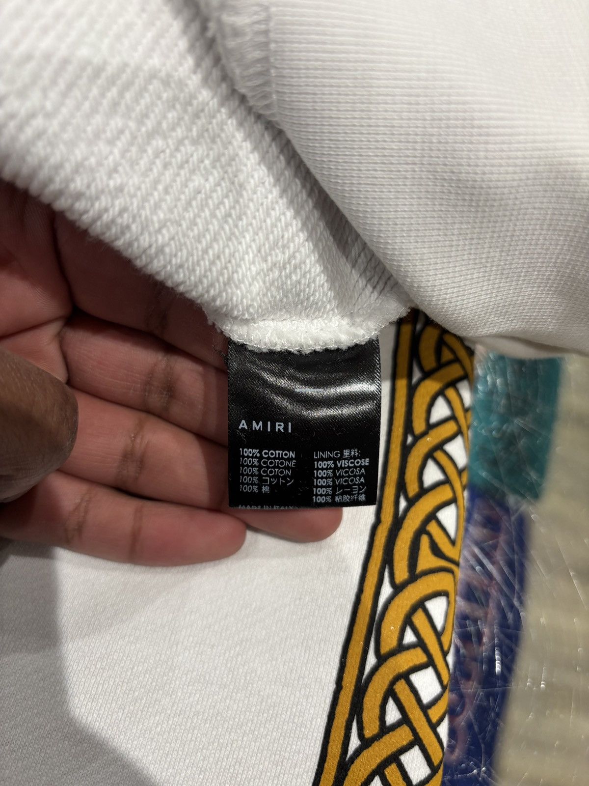 Amiri Amiri Alchemy Frame Hoodie White Size: XL Size US XL / EU 56 / 4 - 8 Thumbnail