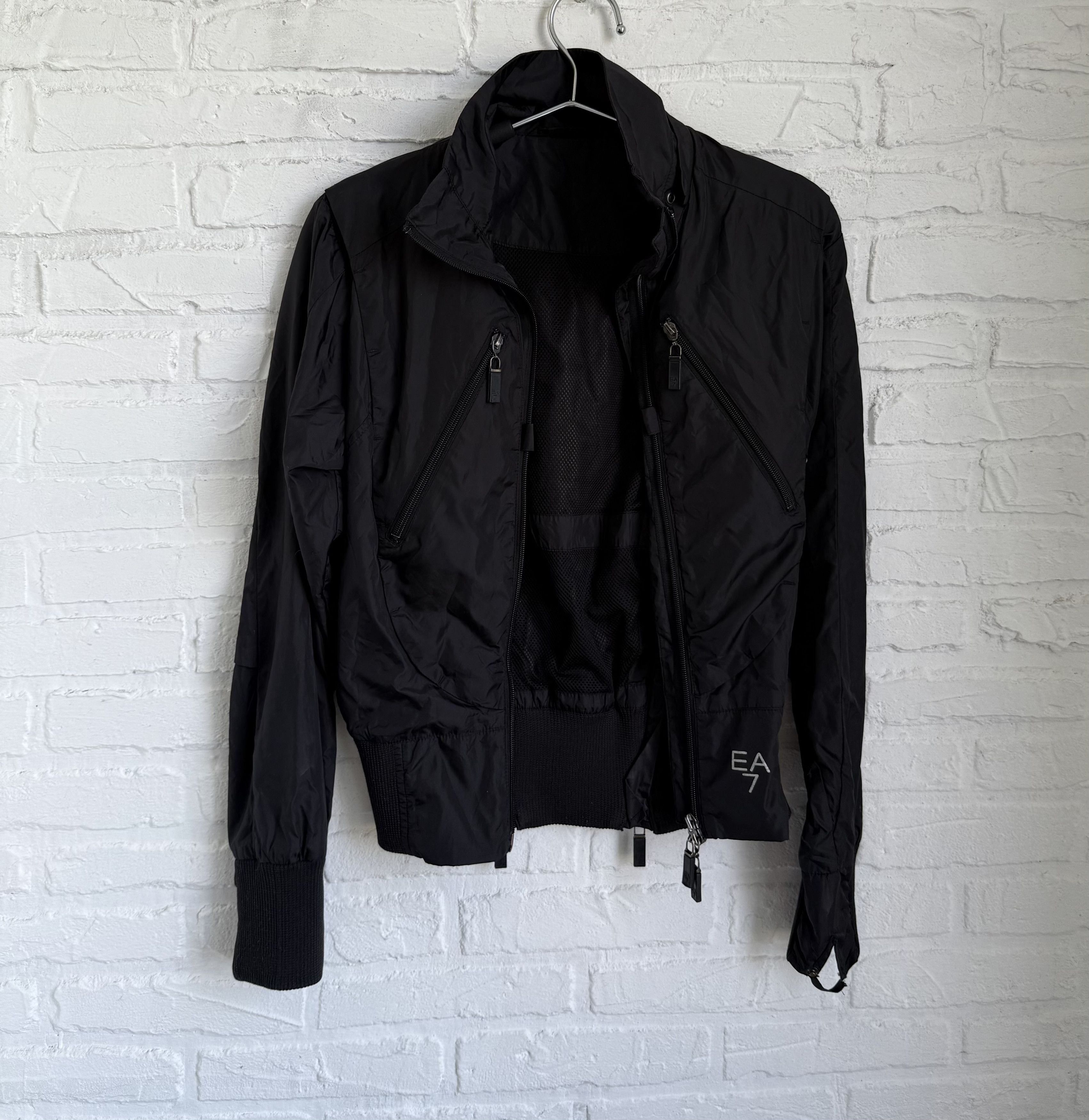 Emporio Armani × Vintage Vintage Emporio Armani EA7 multizip nylon jacket Size US XS / EU 42 / 0 - 2 Thumbnail