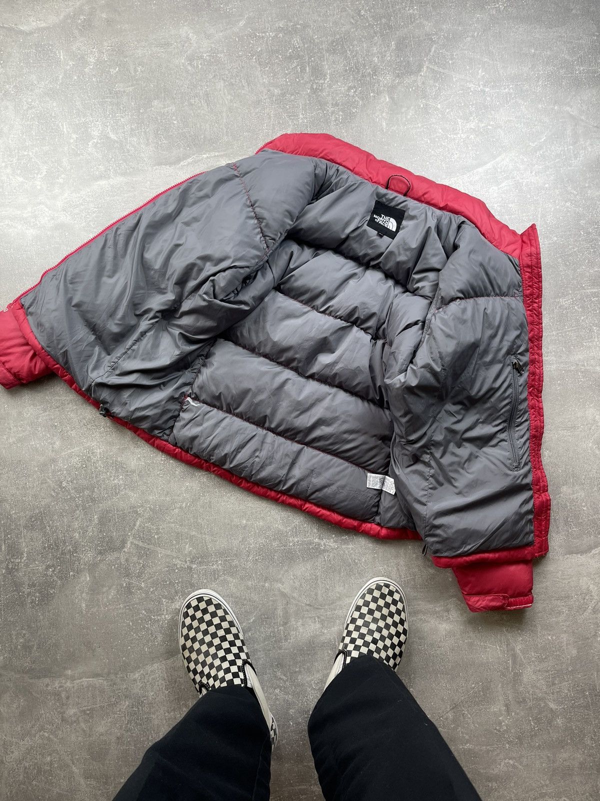 The North Face × Vintage The North Face 700 Goose Down Puffer Jacket Pink Korea Size M / US 6-8 / IT 42-44 - 10 Thumbnail