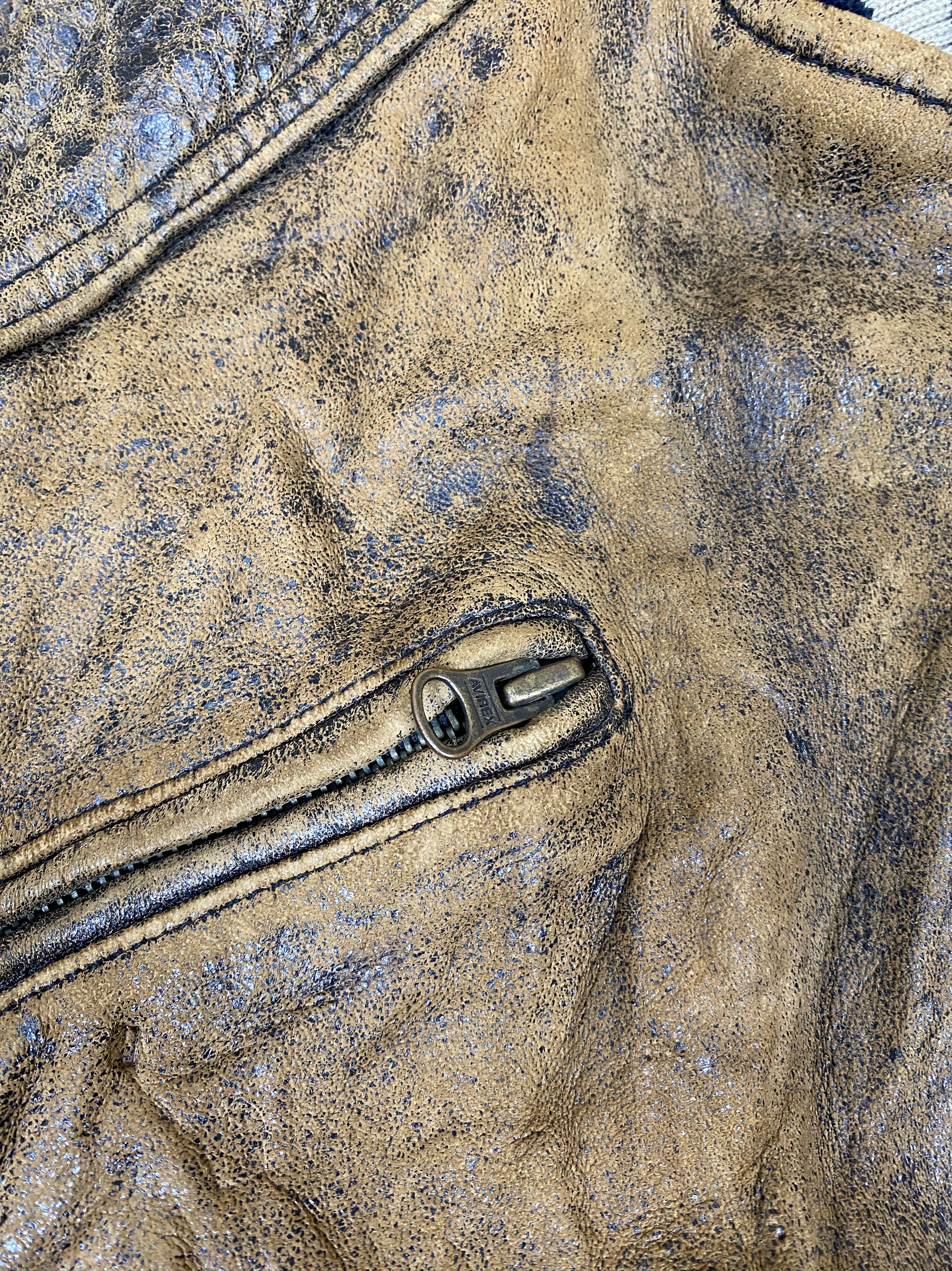 Aero Leathers VINTAGE AVIREX LEATHER JACKET (J067) Size US M / EU 48-50 / 2 - 4 Thumbnail