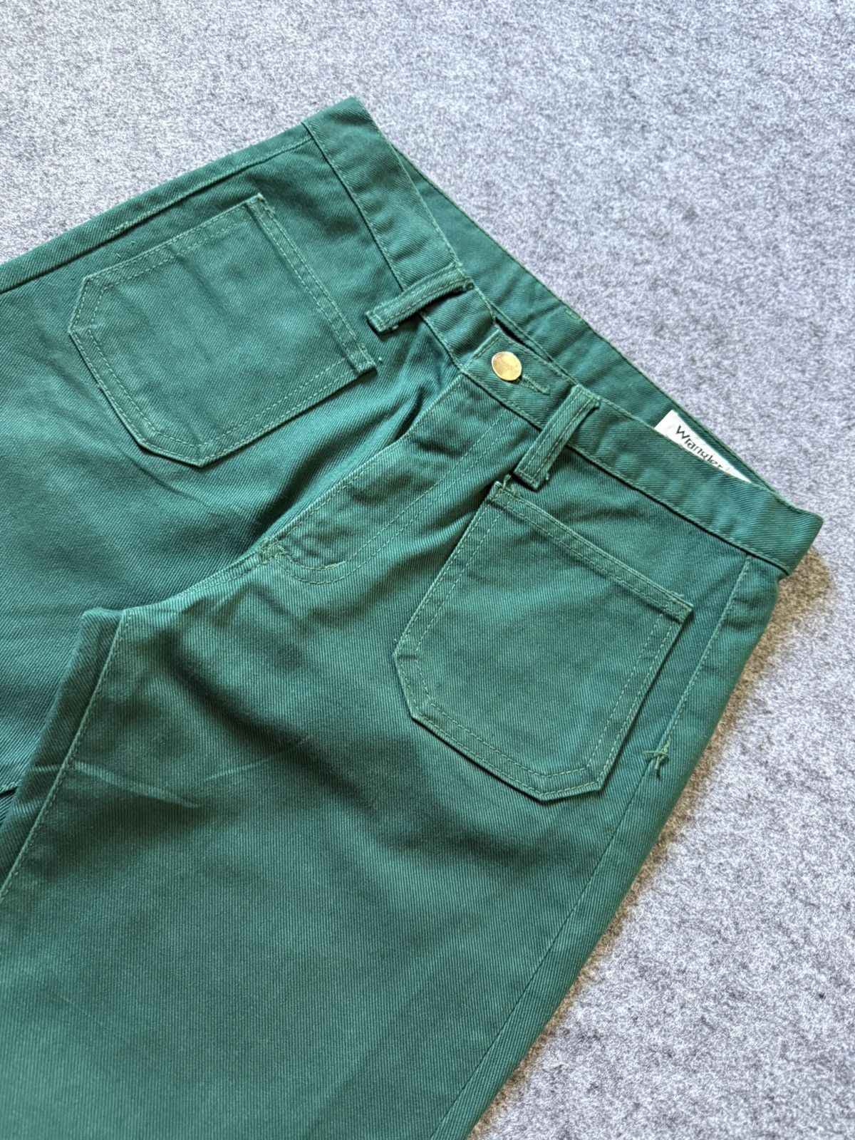 If Six Was Nine × Le Grande Bleu (L.G.B.) × Wrangler 70s 80s Wrangler Bell Bottom Flared Bootcut Jeans Size US 28 / EU 44 - 6 Thumbnail