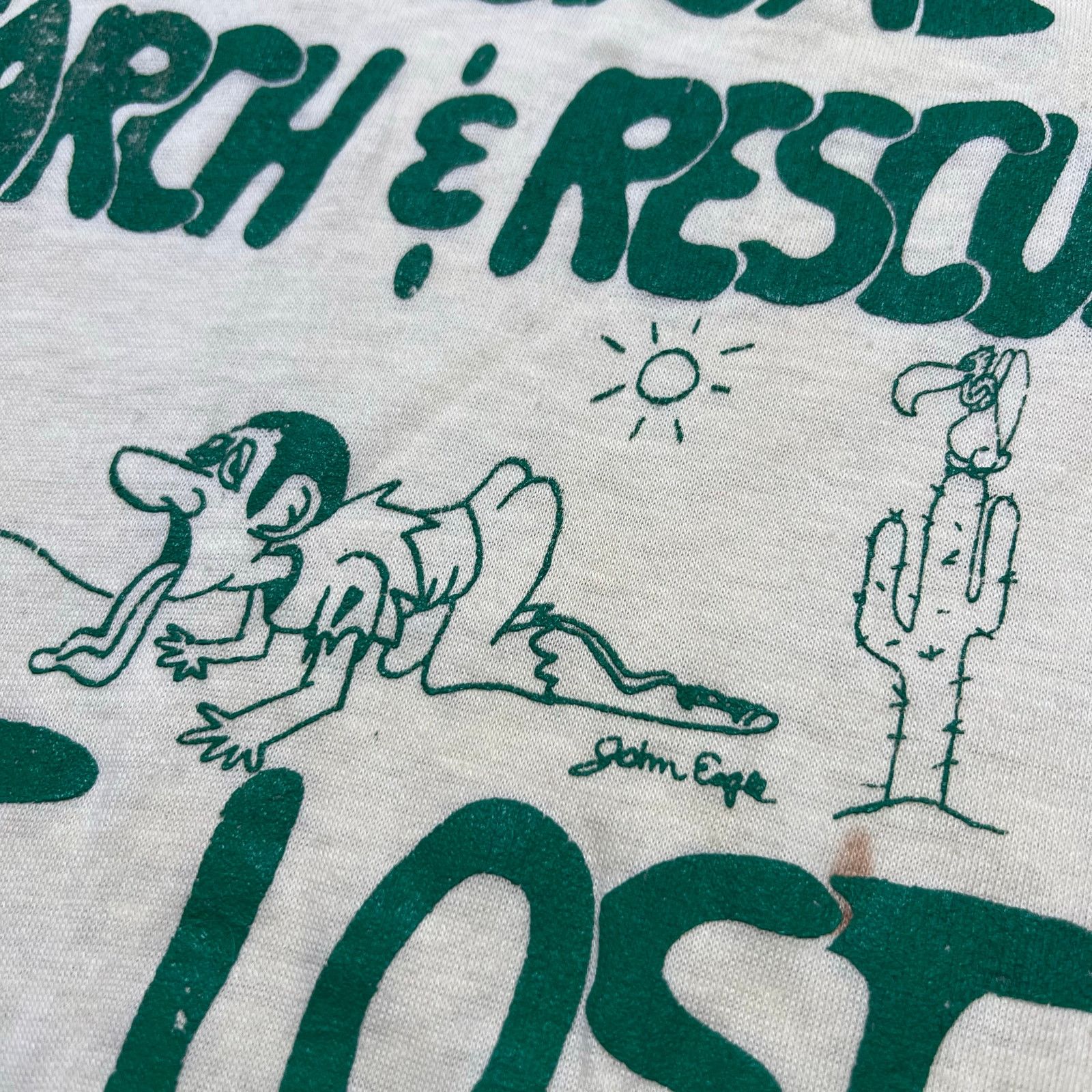 Vintage Vintage 70s 80s Support Your Local Search & Rescue T Shirt M Size US M / EU 48-50 / 2 - 10 Thumbnail