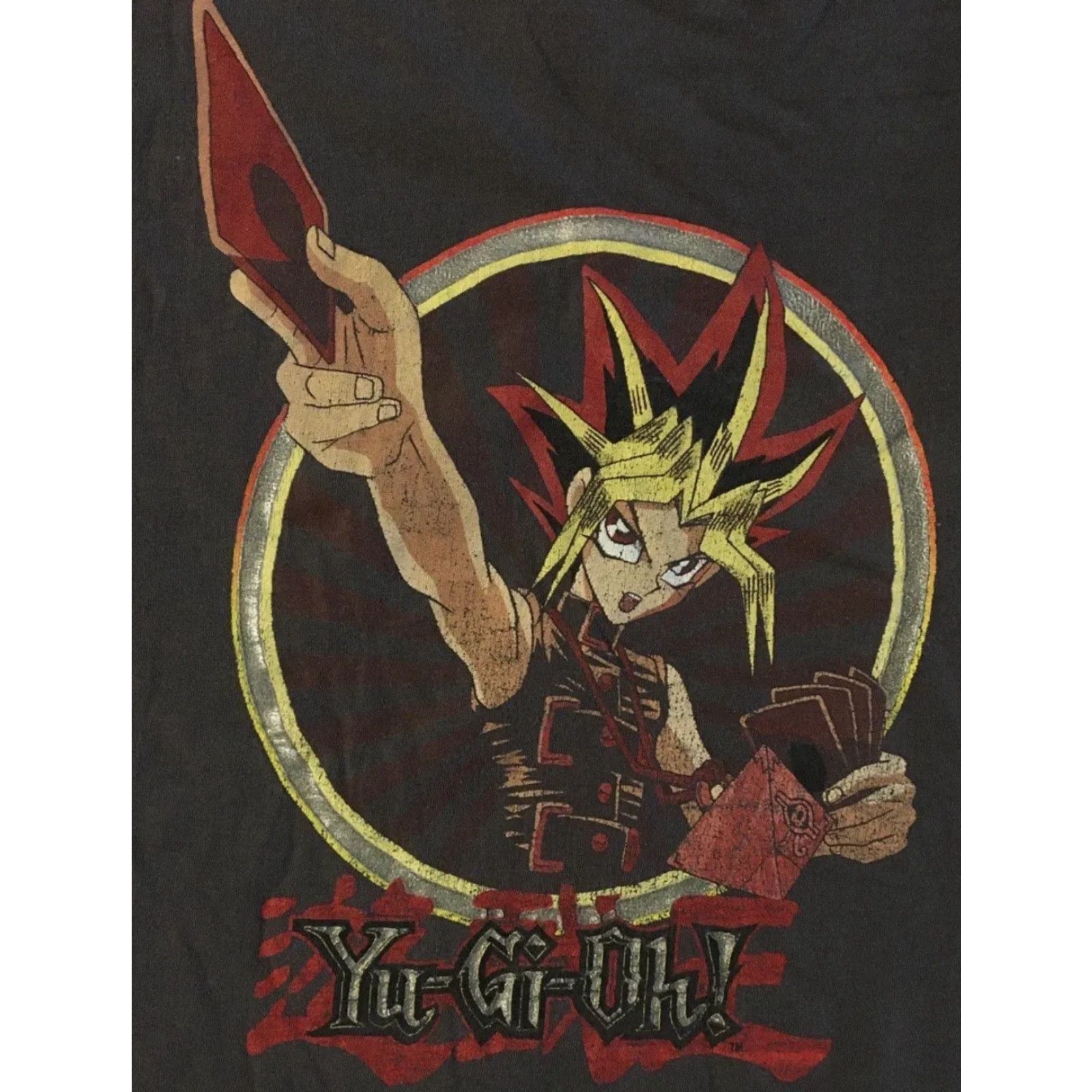 Vintage VINTAGE Yu Gi Oh Shirt S Gray Naruto Pokemon Y2K Grunge 90s Anime Manga T-Shirt Mens Shonen Jump The Hundreds Graphic Tee Size US S / EU 44-46 / 1 - 2 Thumbnail