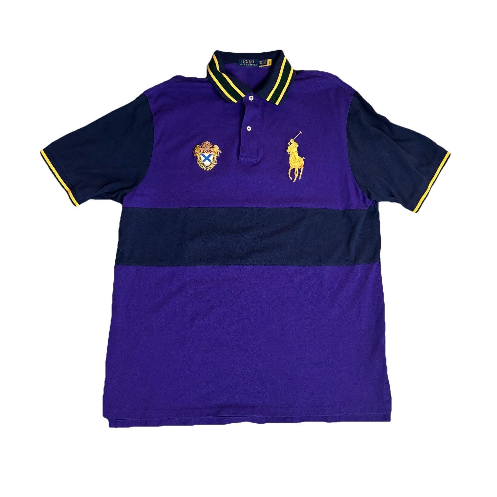 Ralph Lauren Polo Ralph Lauren Crest Big Pony Polo XLT Rugby Chief Keef Size US XL / EU 56 / 4 - 1 Thumbnail