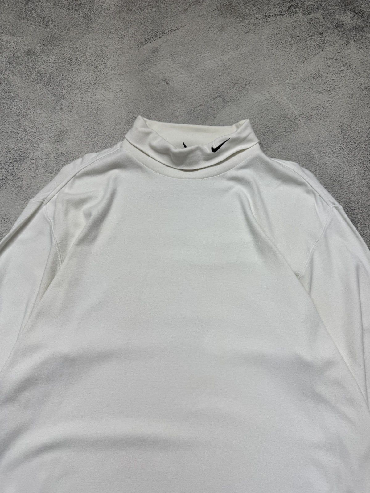 Nike Vintage Y2K Nike Long Sleeve Mini Swoosh 90’s Size US L / EU 52-54 / 3 - 3 Thumbnail
