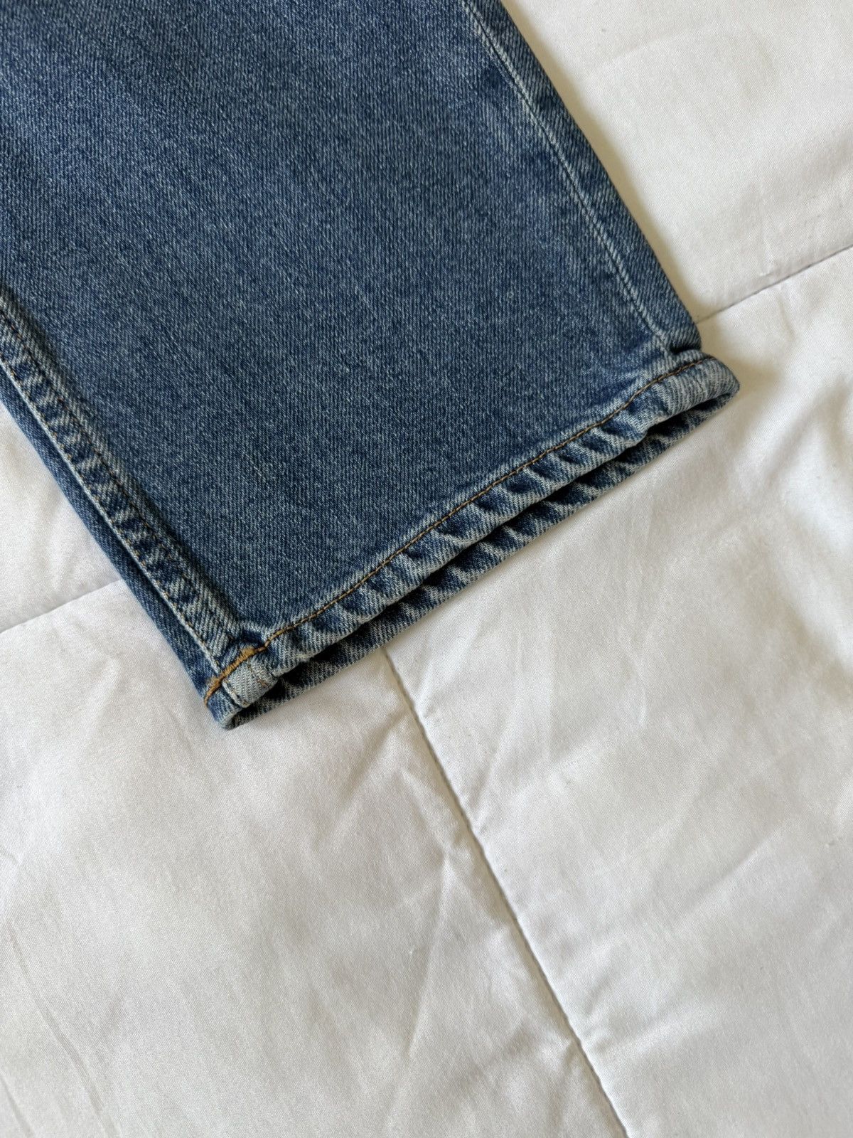 Acne Studios Acne Studio River Floragatan Denim Mid Blue Slim Tapered Size US 34 / EU 50 - 5 Thumbnail