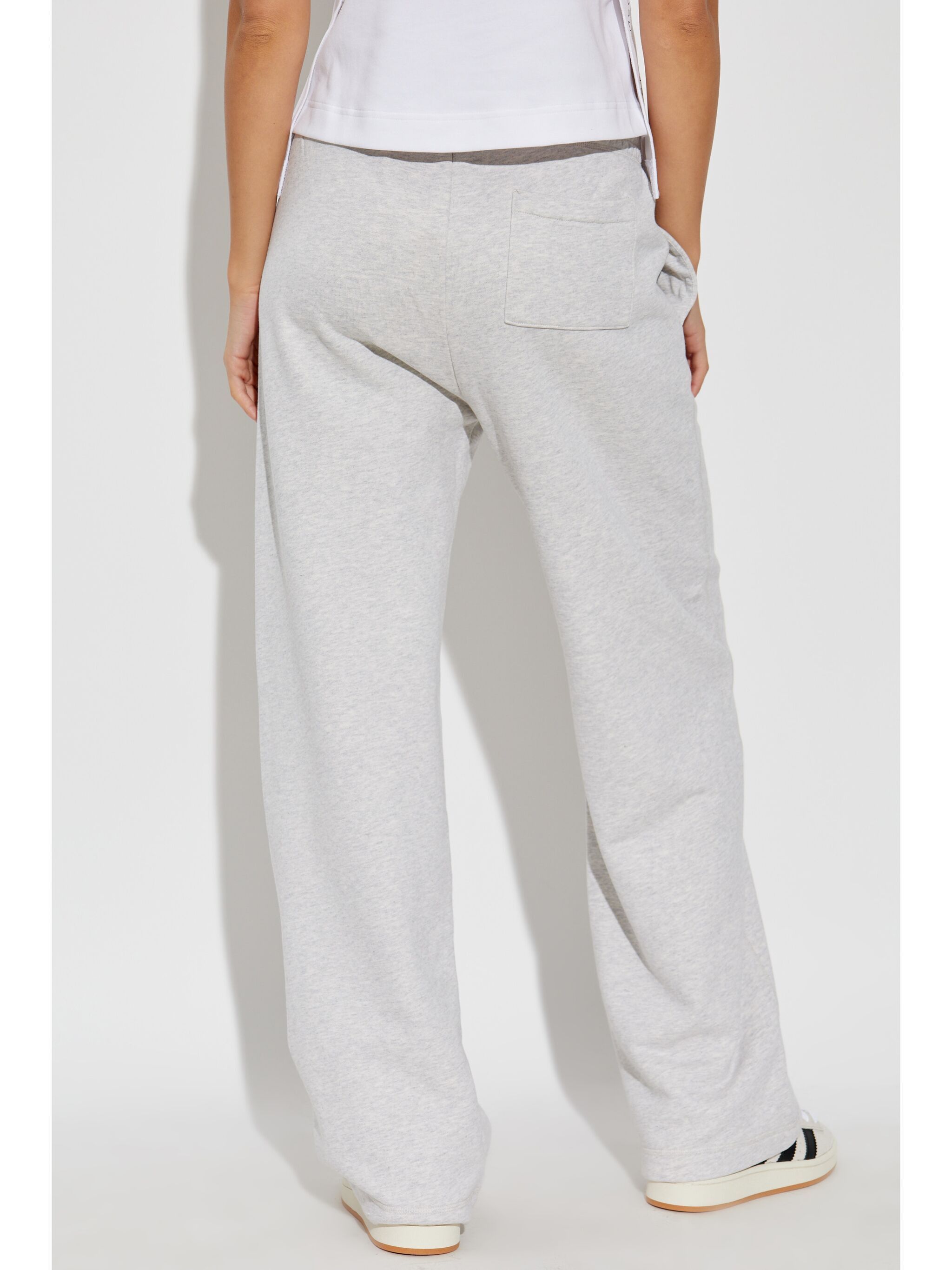 Maison Kitsune o1s22i1n1124 Baby Fox Wide-Leg jogger in Grey Size 30" / US 8 / IT 44 - 4 Thumbnail