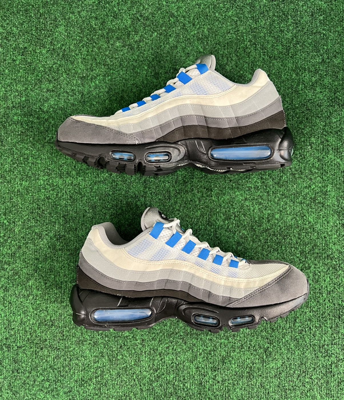 Nike Nike Air Max 95 Premium iD By You Design SZ 11 Blue Grey Size US 11 / EU 44 - 3 Thumbnail