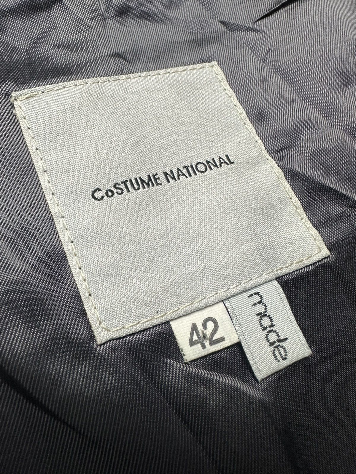 Costume National Costume National - 1990s Black Leather Moto Jacket Size S / US 4 / IT 40 - 9 Thumbnail