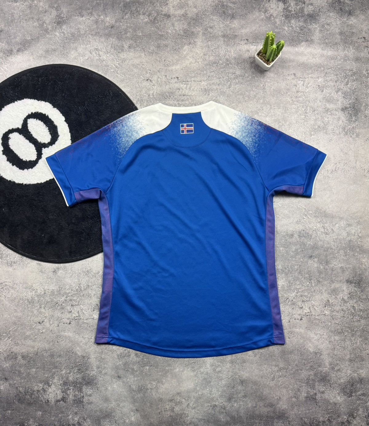 Errea ICELAND TEAM 2018/2019 FOOTBALL JERSEY HOME ERREA ORIGINAL Size US L / EU 52-54 / 3 - 13 Thumbnail