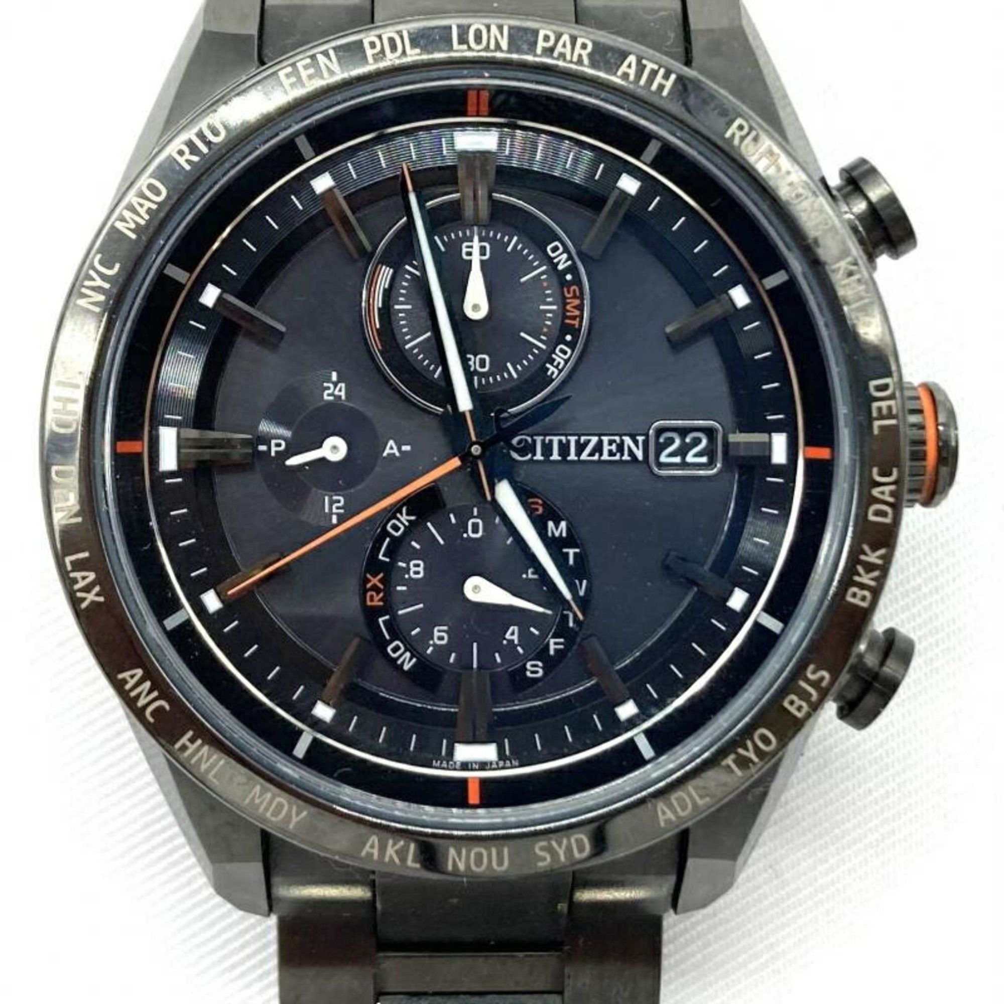 Citizen CITIZEN H800-T025871 AT8185-62E Citizen Black Attesa Eco