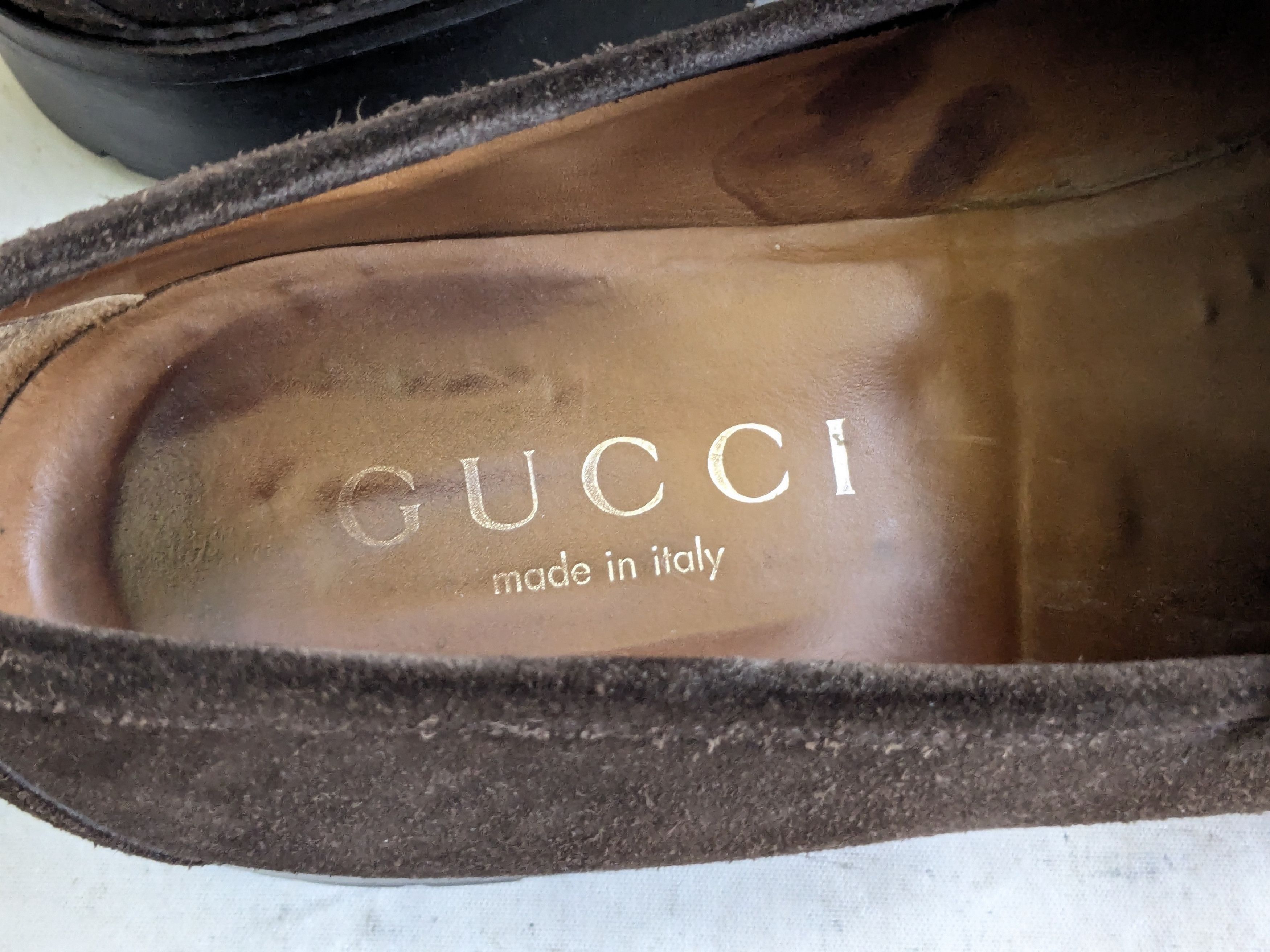 Gucci Gucci Horsebit Loafers Brown Suede Leather 9.5 Snaffle Mules Size US 9.5 / EU 42-43 - 7 Thumbnail