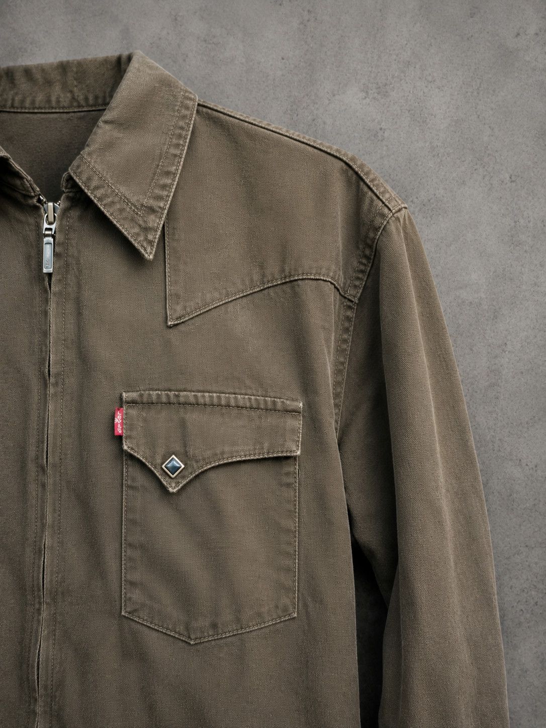 Levi's Levi’s Redloop Zip Overshirt, Size L, 100% Cotton, Genuine Size US L / EU 52-54 / 3 - 5 Thumbnail
