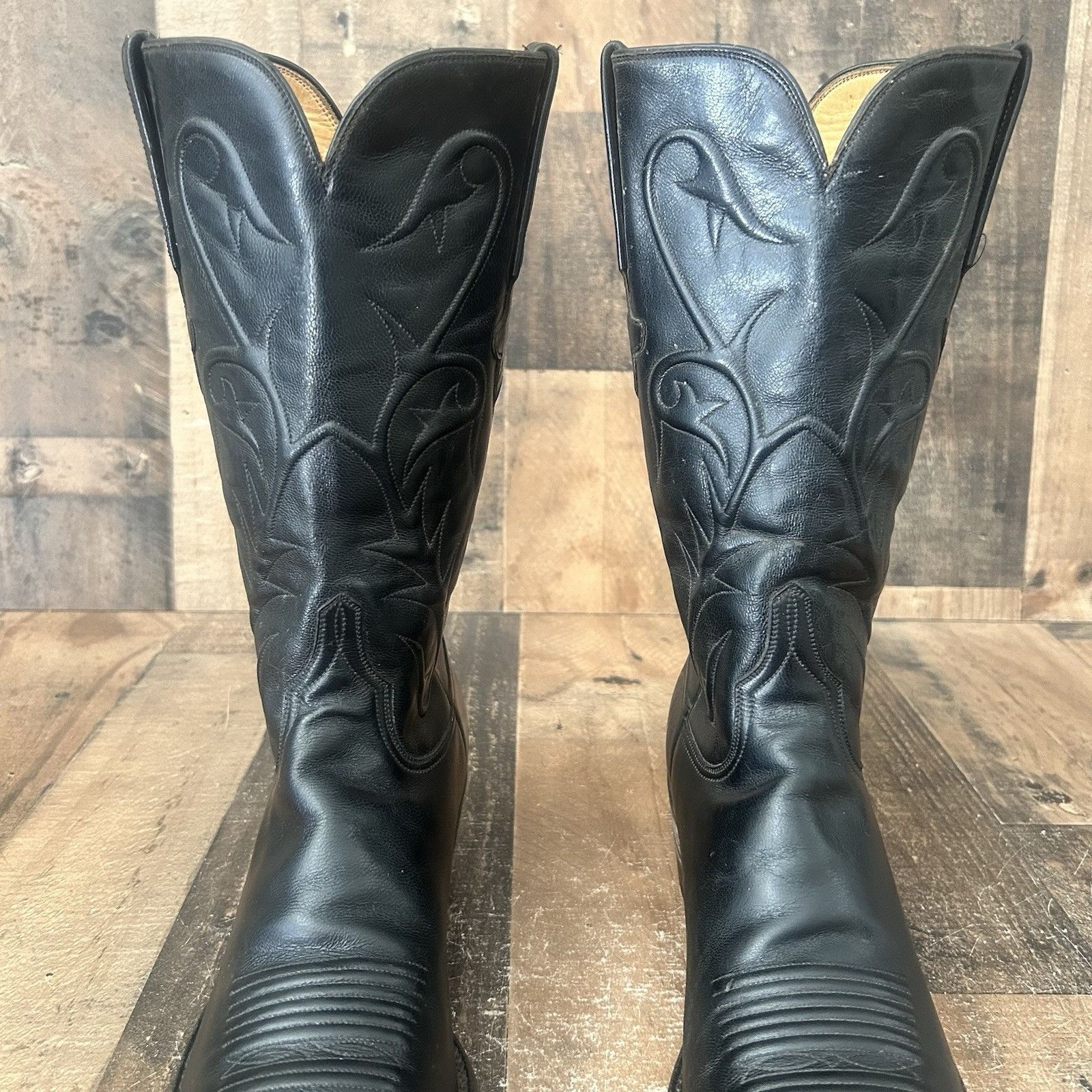 Lucchese Lucchese Classics L681584 Black Cowboy Boots Womens 10.5 B Size US 10.5 / IT 40.5 - 9 Thumbnail