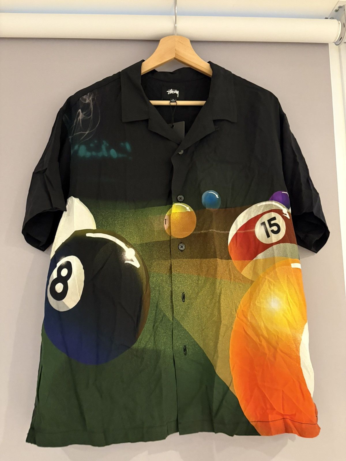 Stussy Pool Hall Rayon Shirt Size US S / EU 44-46 / 1 - 2 Thumbnail