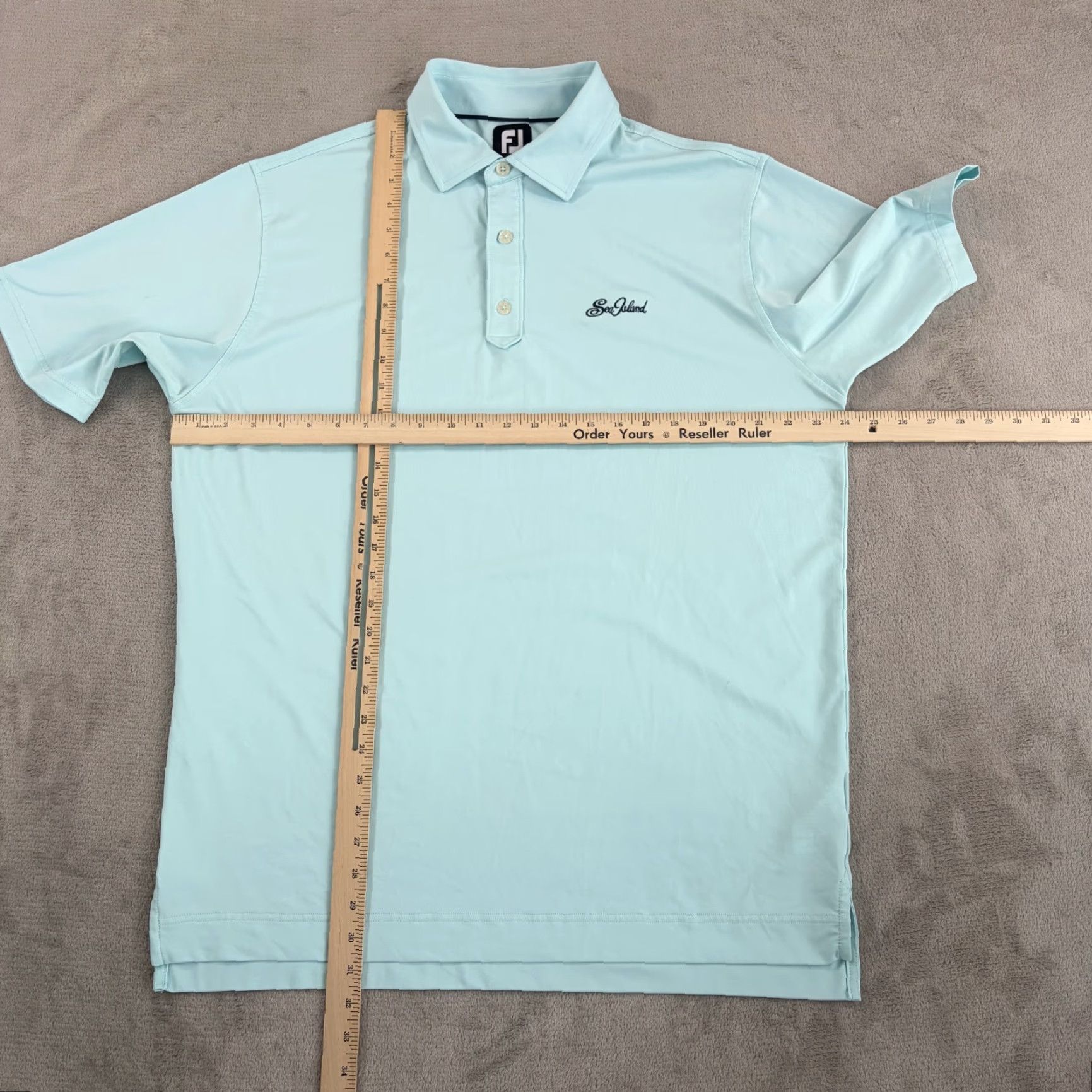 Footjoy FootJoy x Sea Island Golf Logo Performance Polo Shirt Blue Men L NWOT Polo Shirt Embroidered Logo Size US L / EU 52-54 / 3 - 5 Thumbnail