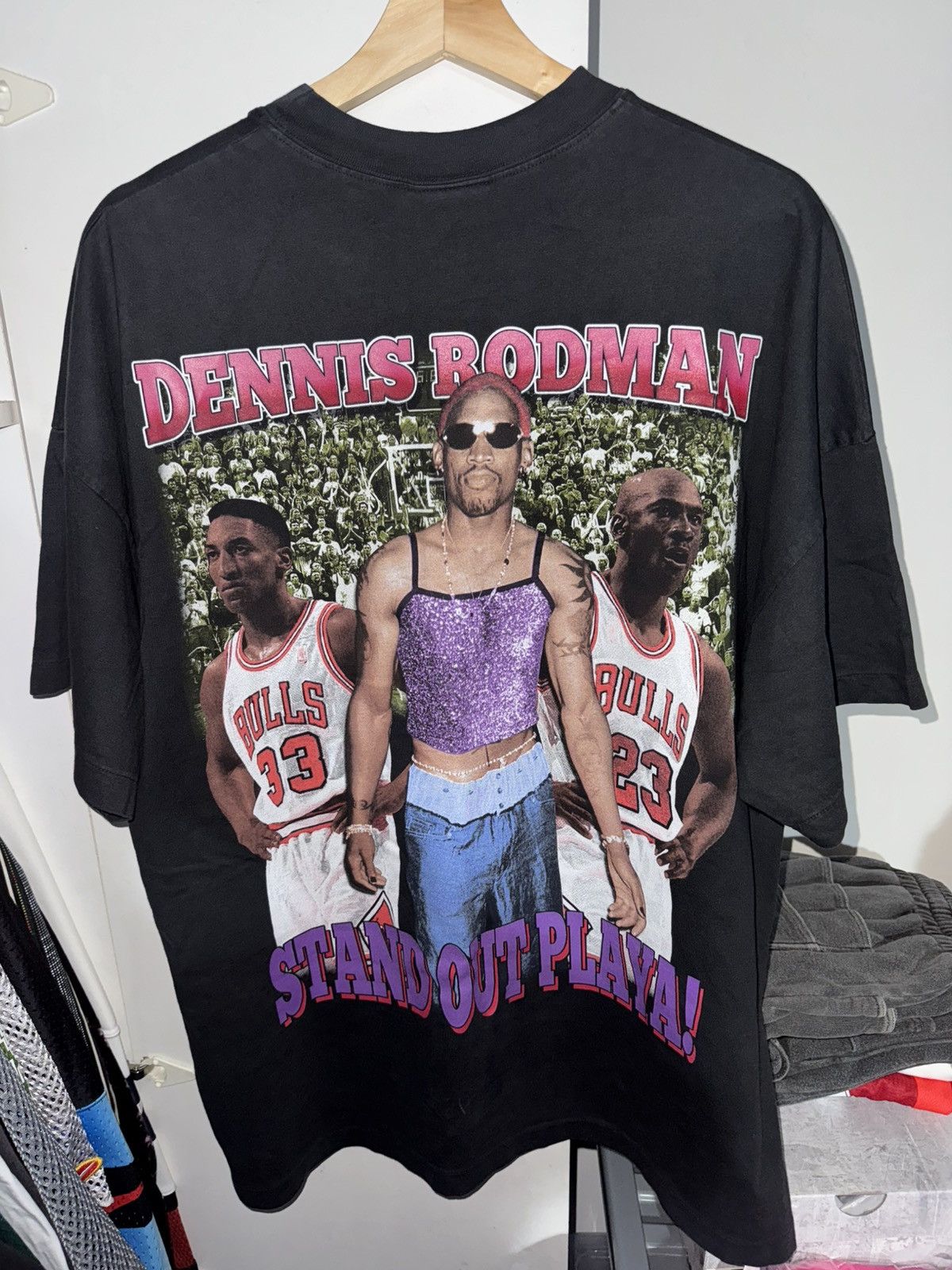 Other Vintage 90s style dennis rodman rap tee Size US M / EU 48-50 / 2 - 1 Thumbnail