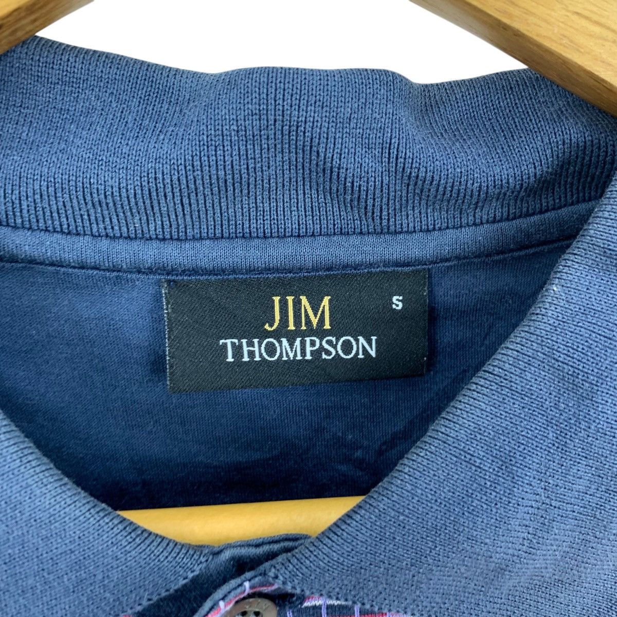 Jim Thompson Vintage JIM THOMPSON DESIGNER Nova Checks Polo Tee Shirt Top Size US S / EU 44-46 / 1 - 6 Thumbnail