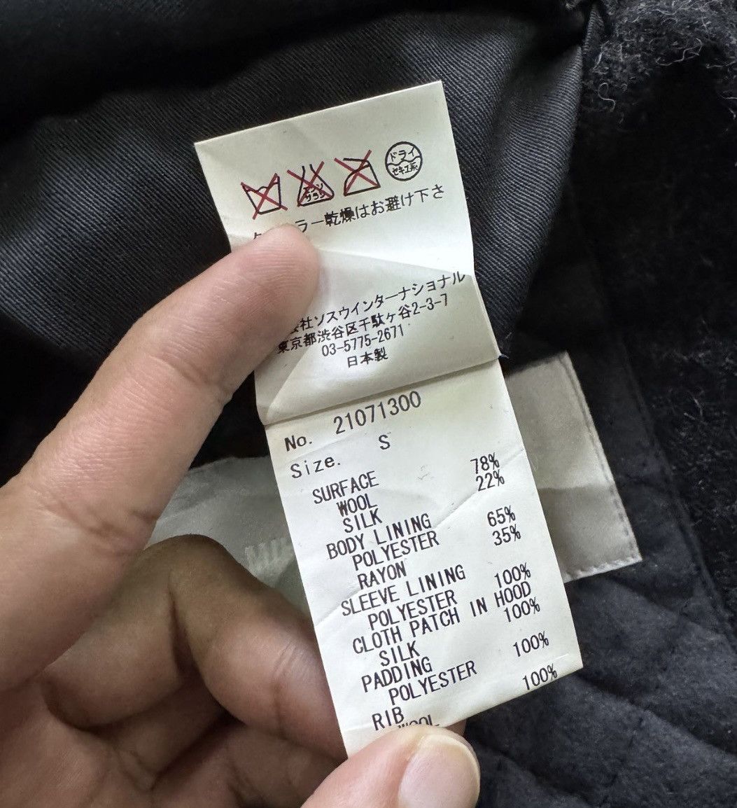 Designer × Maison MIHARA YASUHIRO Miharayasuhiro Quilted Wool Coat with Detachable Scarf Size US S / EU 44-46 / 1 - 18 Thumbnail