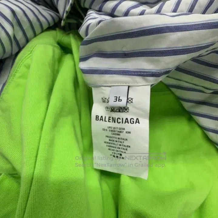 Balenciaga Balenciaga Casual Chic Button-Up Shirt and Tee. Size US S / EU 44-46 / 1 - 2 Thumbnail