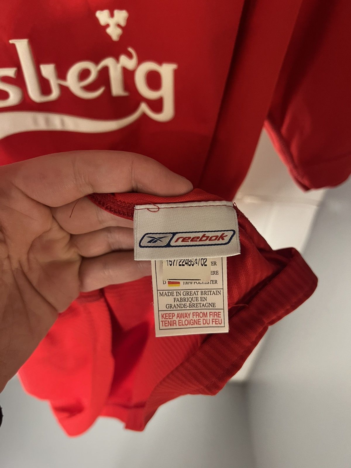 Reebok VINTAGE REEBOK FC LIVERPOOL ENGLAND SOCCER JERSEY RETRO 90s Size US XL / EU 56 / 4 - 13 Thumbnail