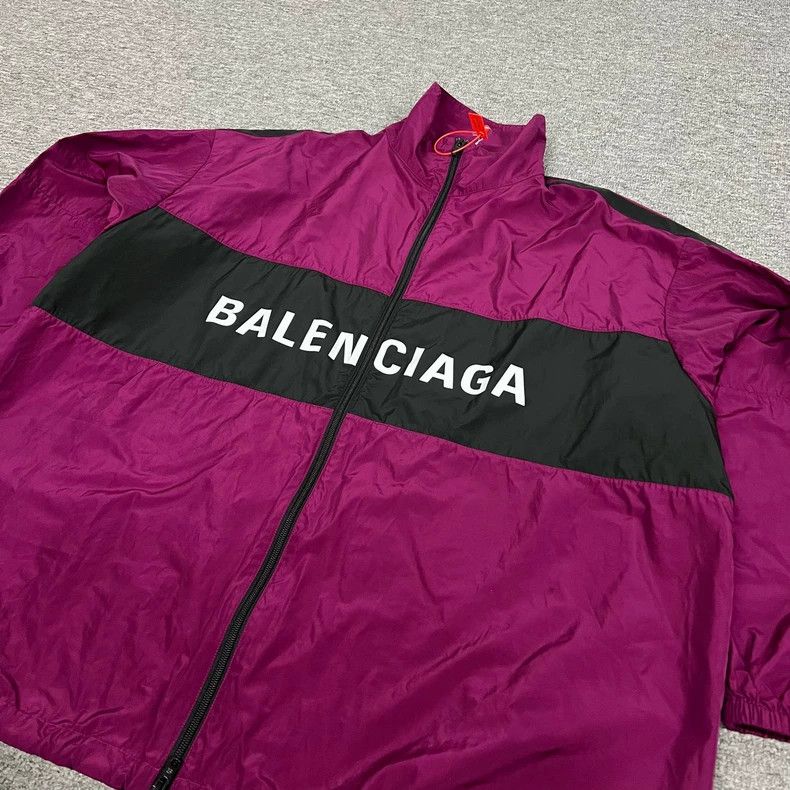 Balenciaga Balenciaga Letter-print color-block school uniform jacket 2 Size US M / EU 48-50 / 2 - 4 Thumbnail