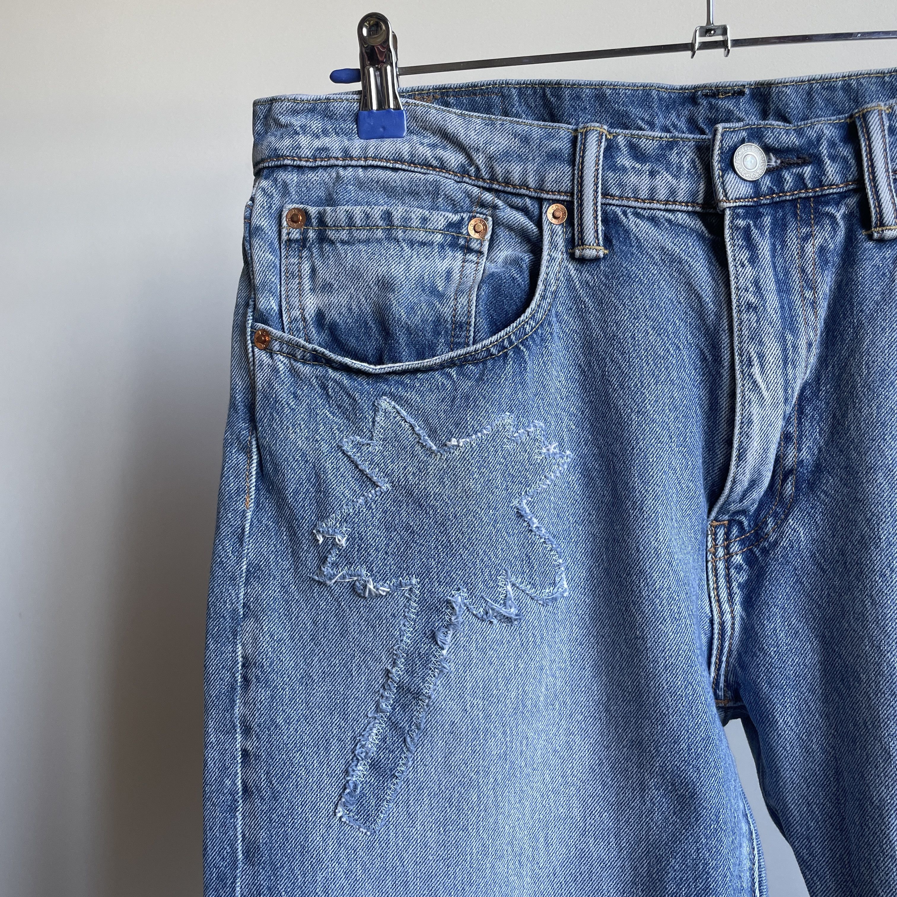 Levi's Levi's 502 Patchwork Denim Size 34x32 Size US 34 / EU 50 - 7 Thumbnail