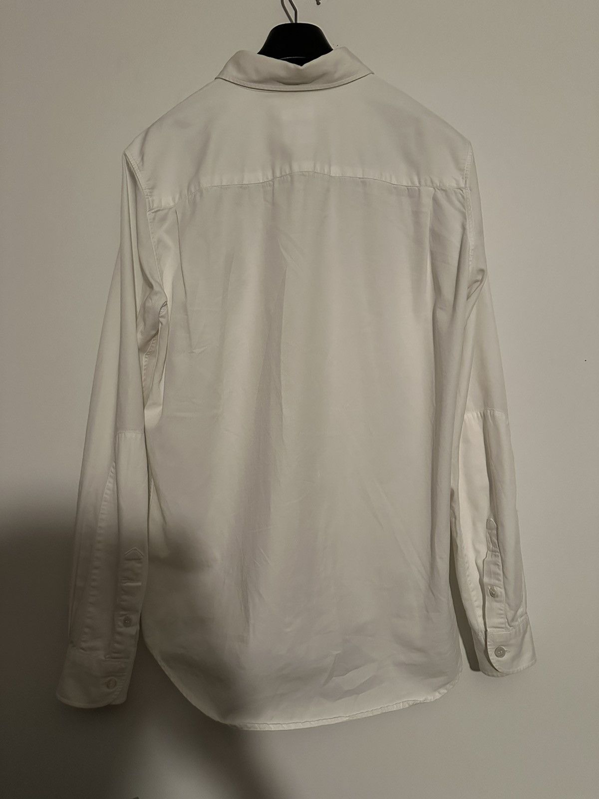 Helmut Lang Helmut Lang Vintage White Denim Button-up Size US M / EU 48-50 / 2 - 2 Thumbnail