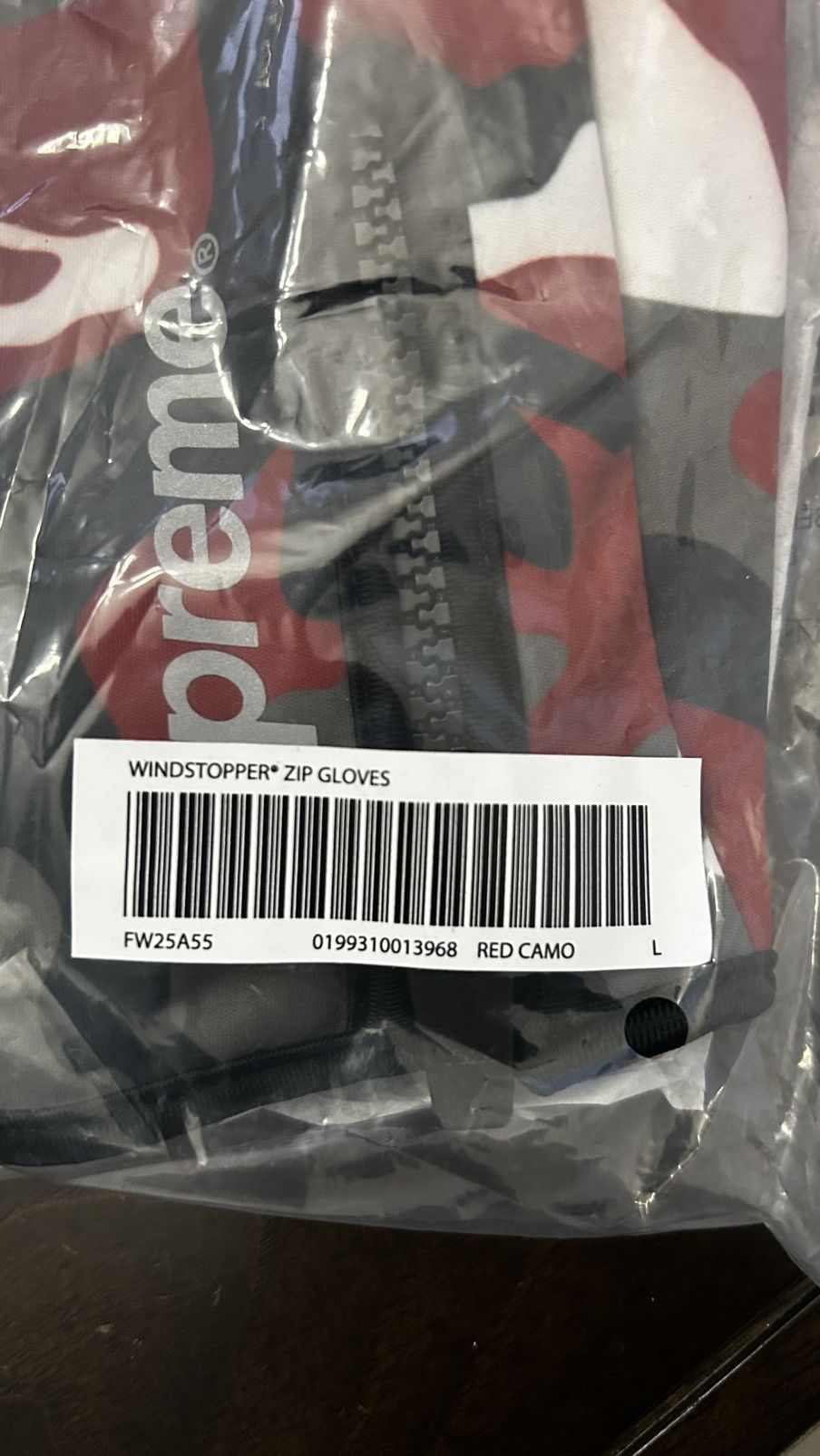 Supreme SUPREME WINDSTOPPER Zip Gloves LARGE Size ONE SIZE - 10 Thumbnail