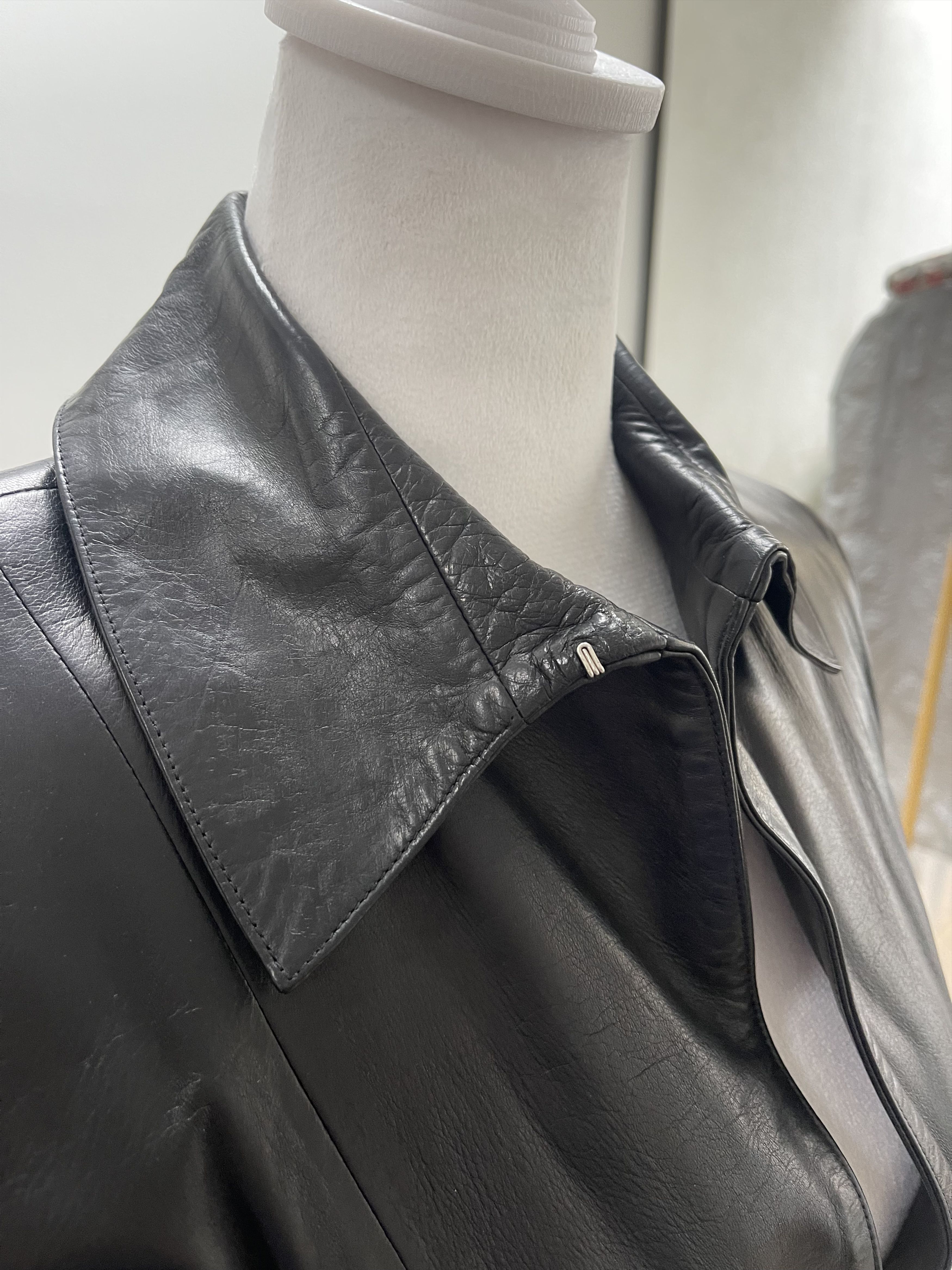 Donna Karan Vintage Donna Karan Lambskin Jacket Size M / US 6-8 / IT 42-44 - 2 Thumbnail