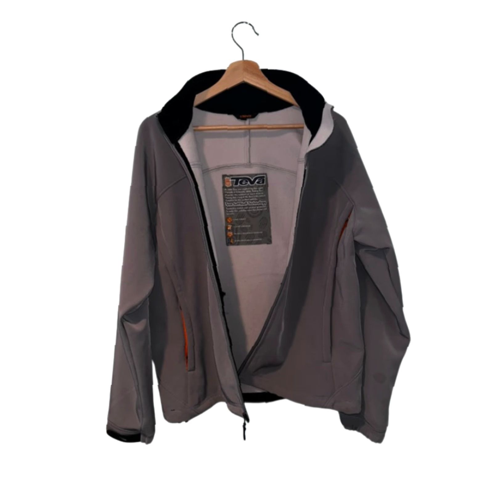 Teva Teva Softshell Waterproof Jacket M Unisex Adults Regular Zip Stand-Up Collar Windbreaker Outdoor Logo Zipper Multicolor Size US M / EU 48-50 / 2 - 4 Thumbnail