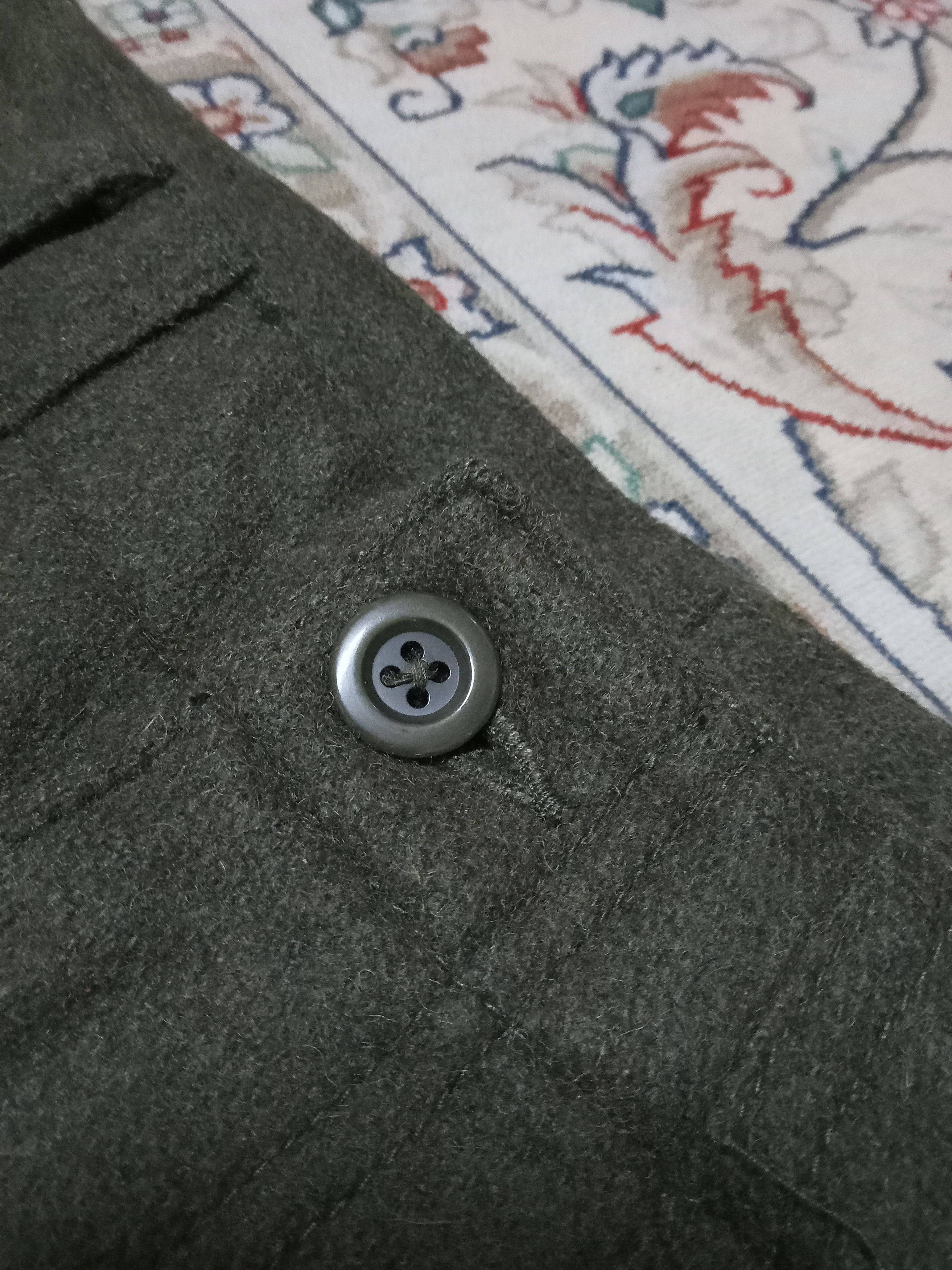Japanese Brand × United Arrows United Arrow Green Label Relaxing Wool & Nylon Baker Pants Size US 34 / EU 50 - 8 Thumbnail