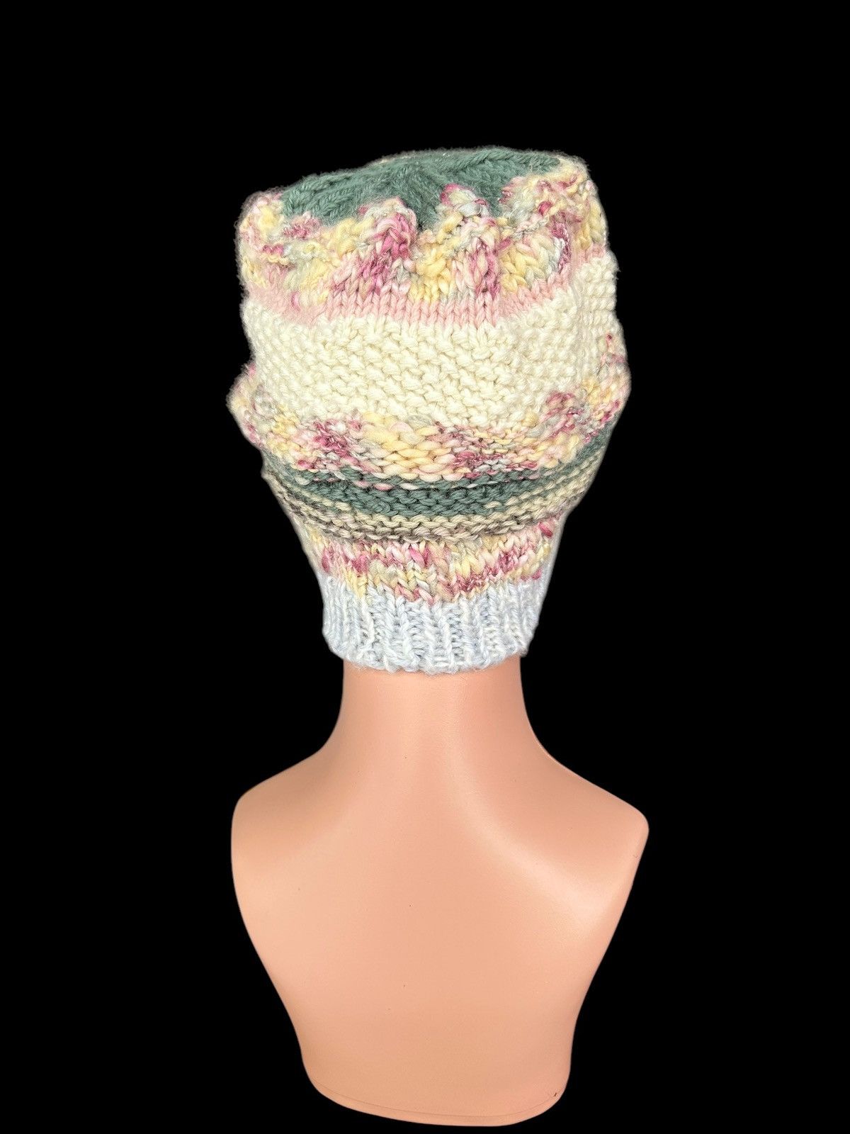 Japanese Brand × Kapital × Vintage Crochet Knitted Handmade Beanie Hats Size ONE SIZE - 3 Thumbnail