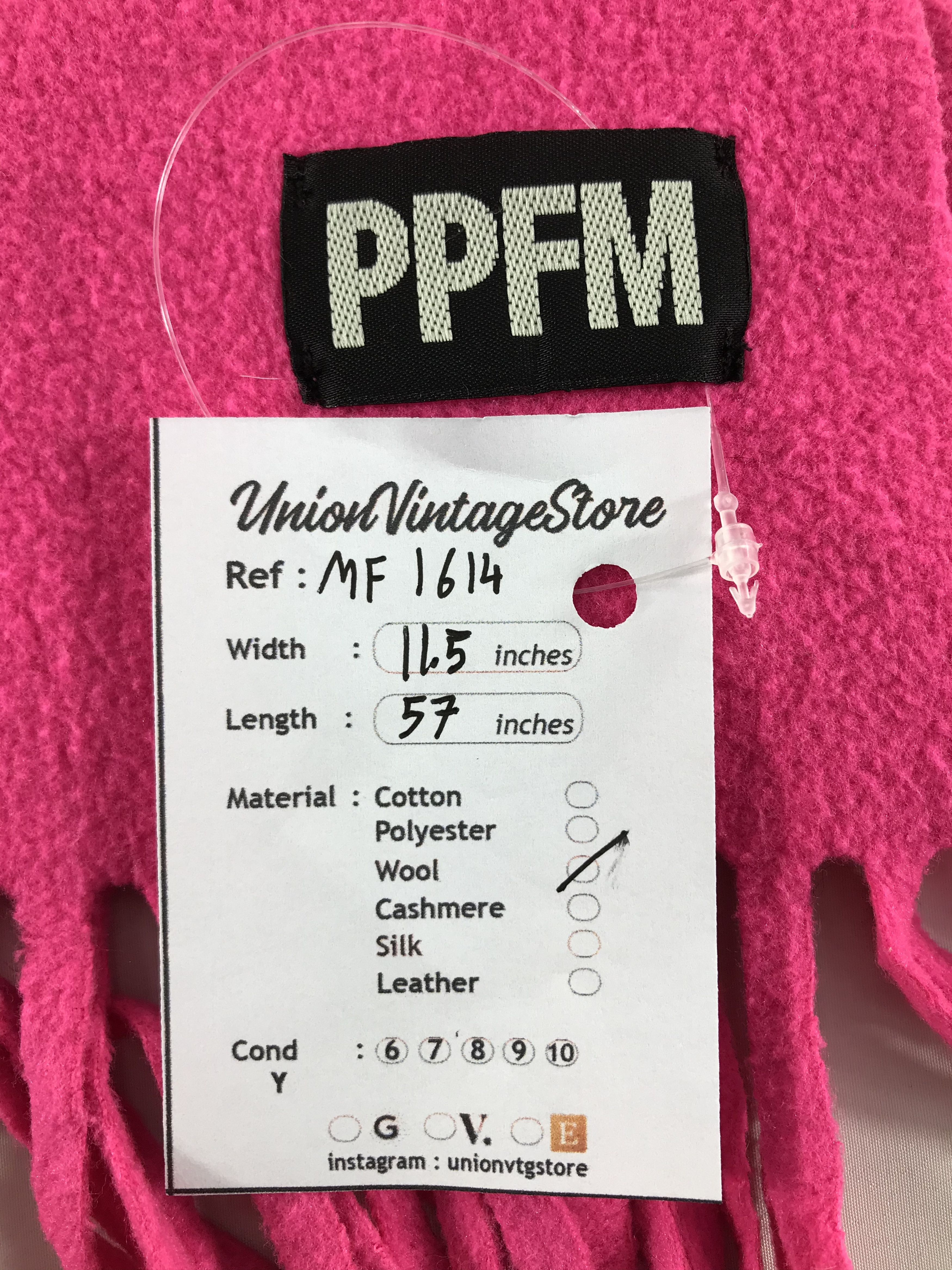PPFM Vintage PPFM Scarf/Muffler/Neckwear MF1614 Size ONE SIZE - 4 Thumbnail